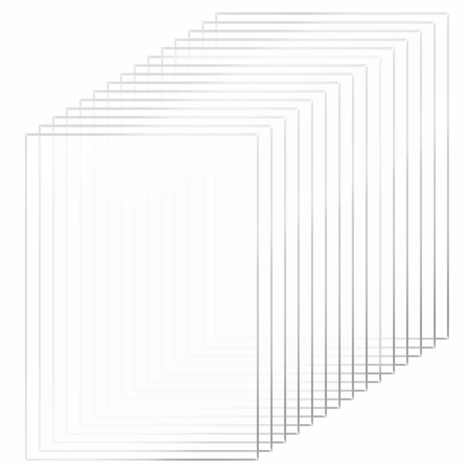 15 sztuk przezroczystych arkuszy z tworzywa akrylowego 10x15cm, przezroczyste arkusze akrylowe o grubości 2 mm, przezroczysty arkusz szkła akrylowego do ramek na zdjęcia, malowanie