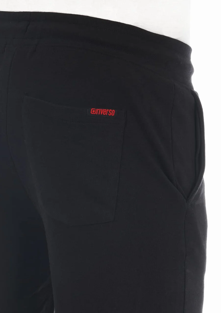 Riverso RIVMax Męskie spodenki dresowe bawełna bermudy sportowe szorty czarne czerwone niebieskie szare różowe zielone S M L XL 2XL 3XL 4XL 5XL