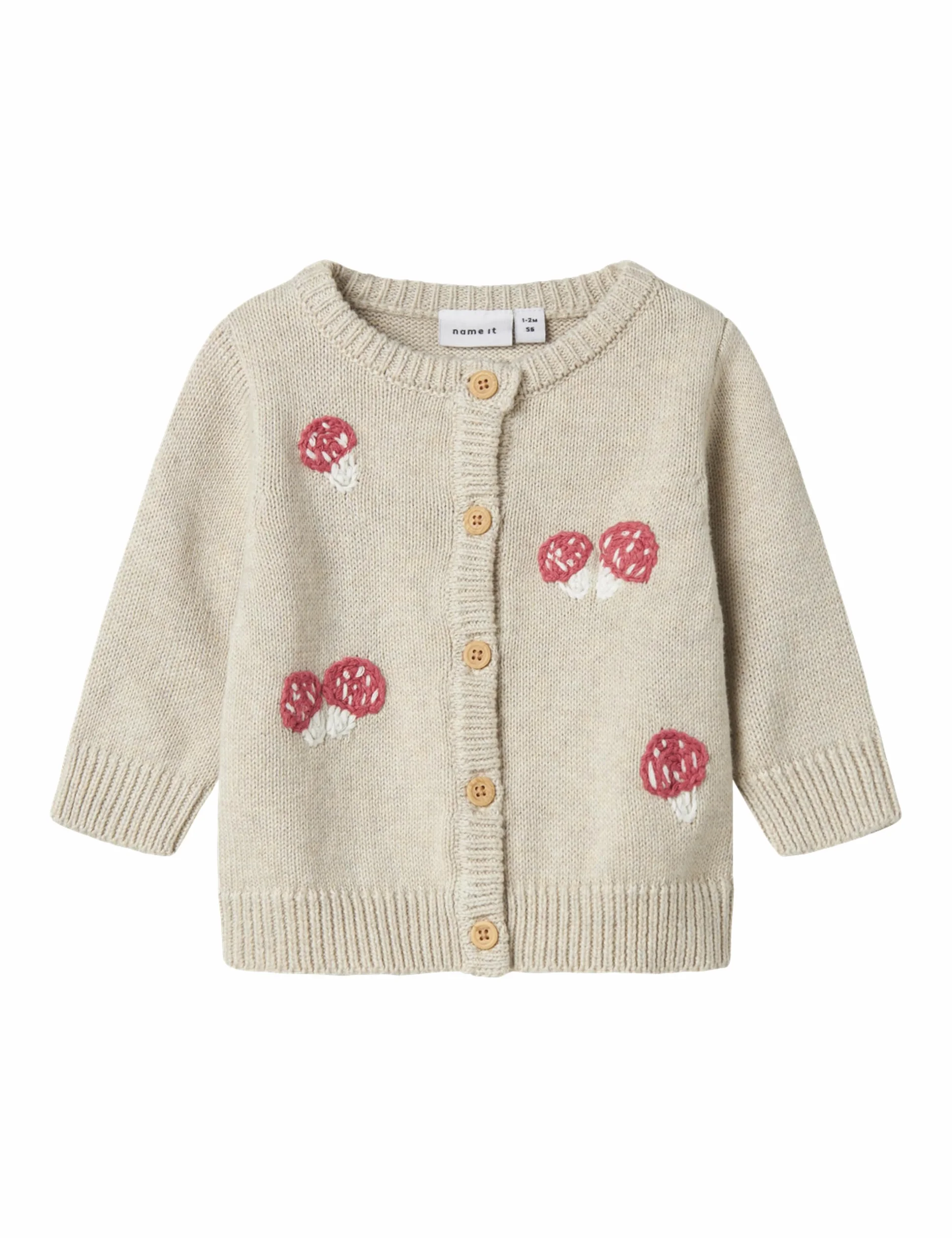NAME IT Damska karta Nbfline Ls Knit Card, Peyote Melange, 74
