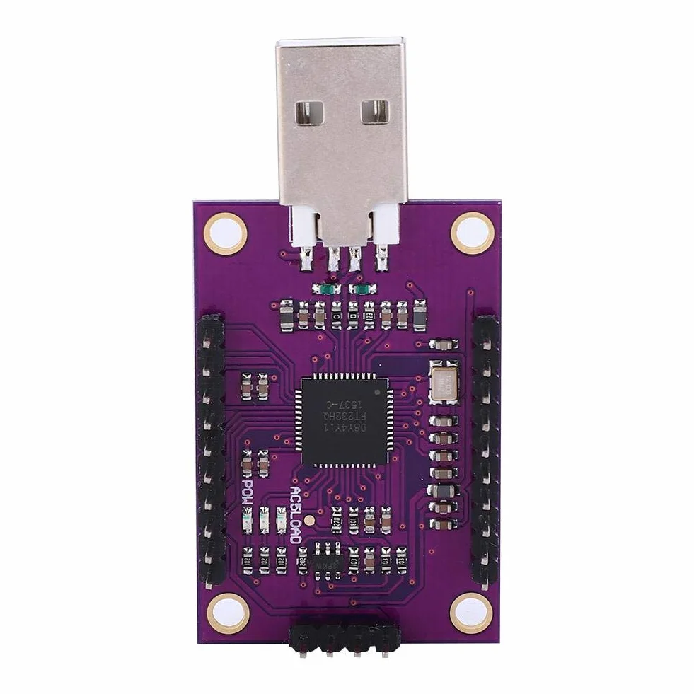 FT232H moduł USB-do JTAG-UART/FIFO-SPI / I2C, moduł wielofunkcyjny z trzema listwami na długopisy