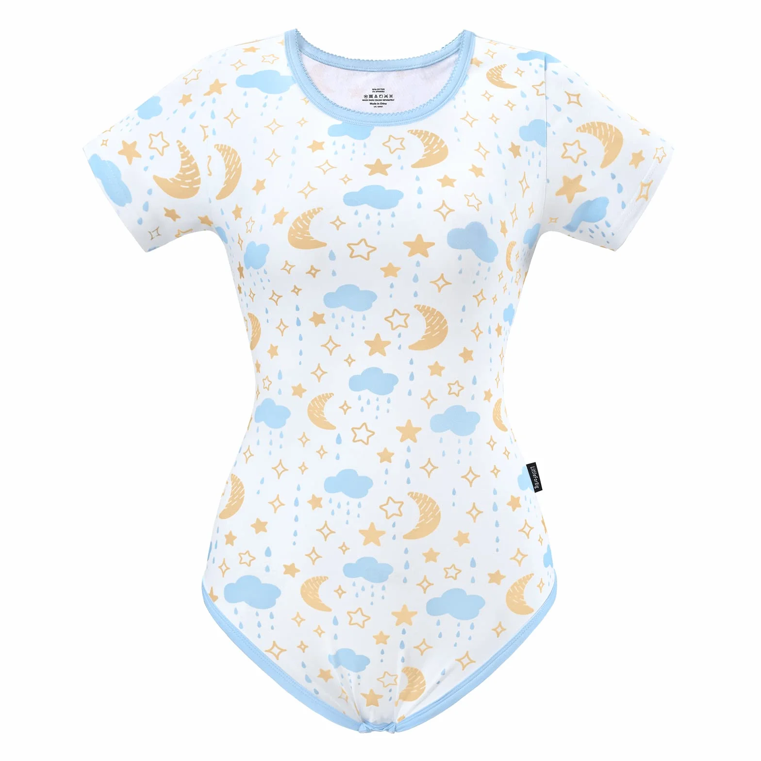 LittleForBig Vintage Dobranoc Bawełniany śpioszki Onesie Piżama Bodysuit