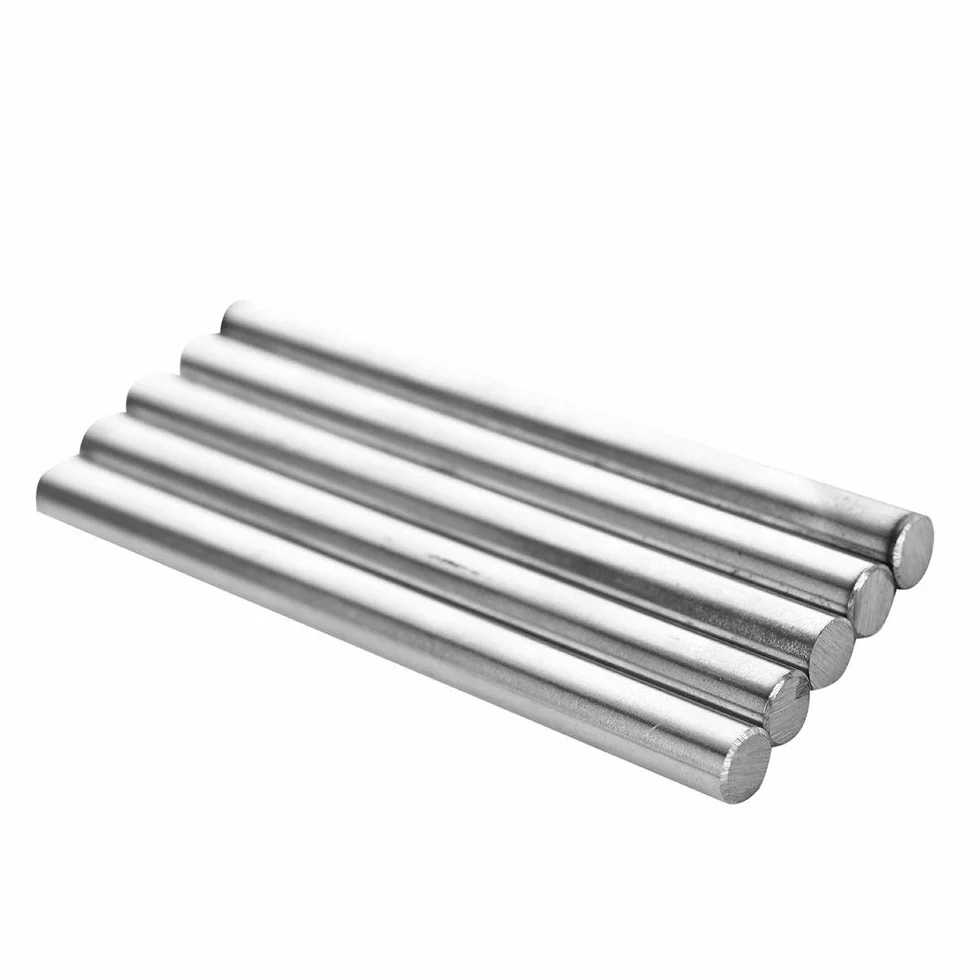 DollaTek 5 szt. 8 mm średnica pręta 100 mm stalowy cylindrowy liniowy wałek liniowy oś optyczna
