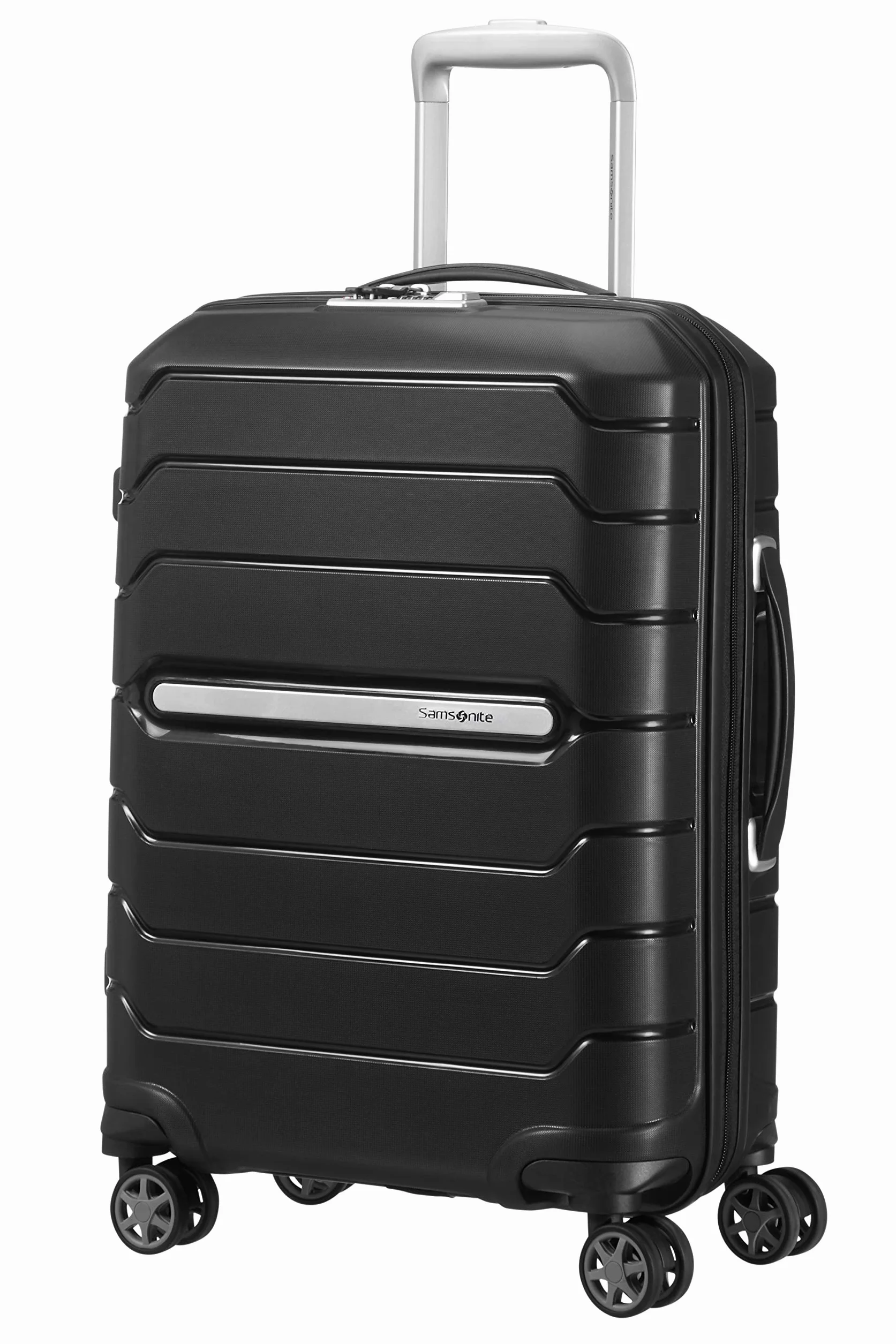 Samsonite Flux Spinner S 55 cm 37L Rozszerzalny Bagaż Podręczny Czarny