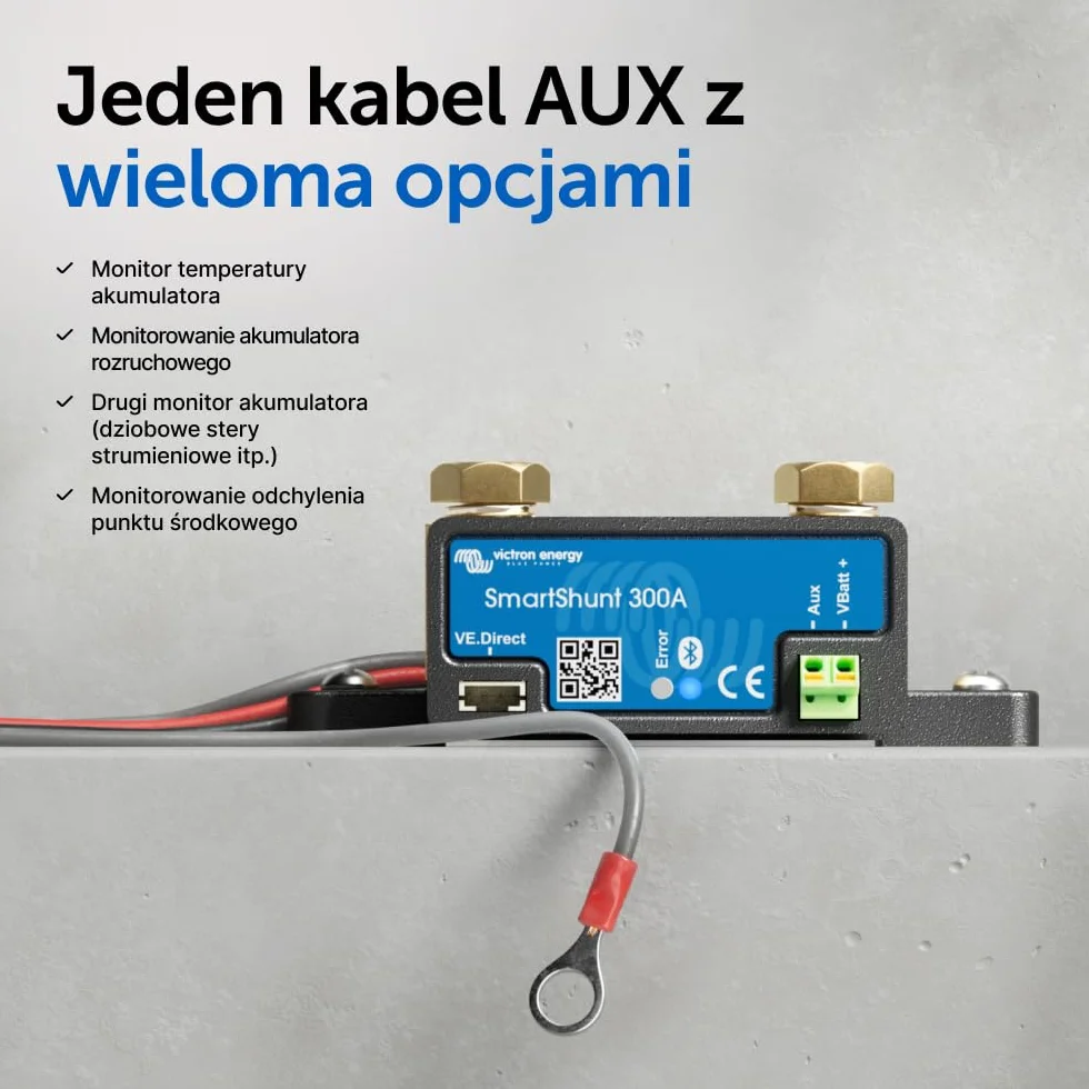 Victron Energy SmartShunt 300A 50mV Monitor Akumulatorów (Bluetooth)