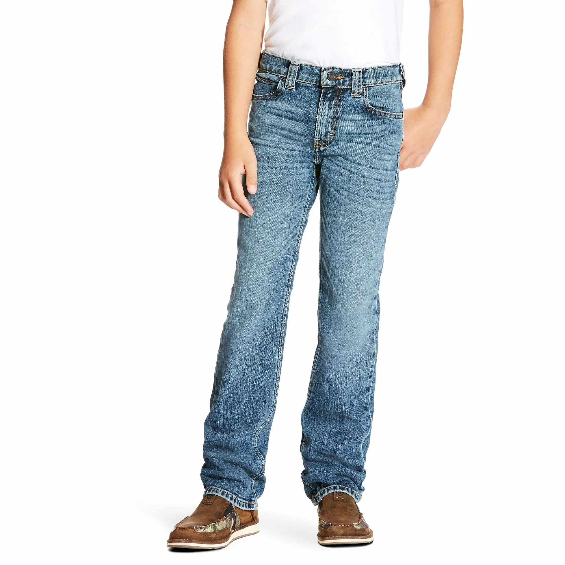 ARIAT Męskie dżinsy B5 Slim Stretch Legacy z prostą nogawką