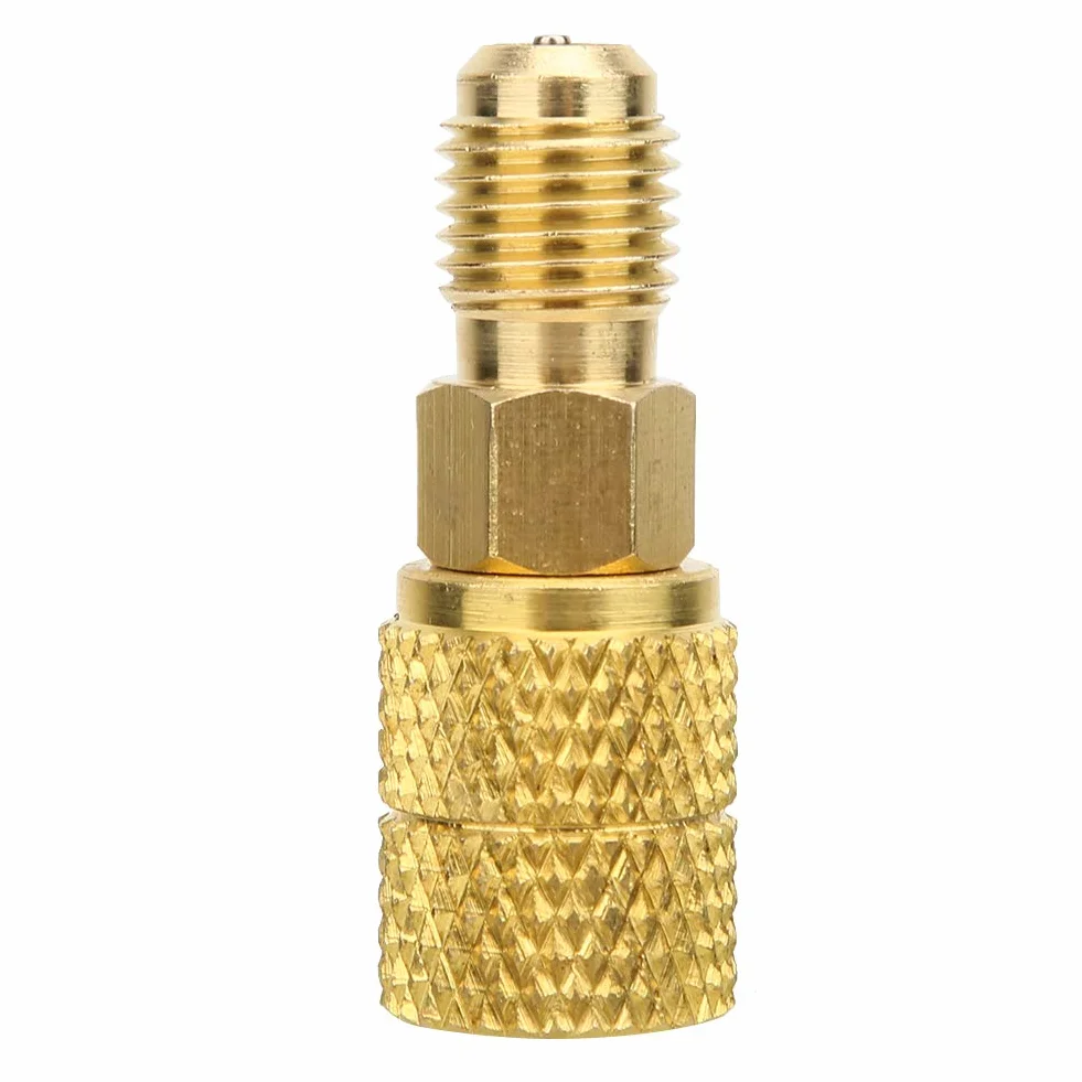 Adapter manometru 5/16, adapter węża ssącego 5/16 do pompy R32 R410A R22 do 1/4 SAE R410A AC 1/4 cala męski SAE do 5/16
