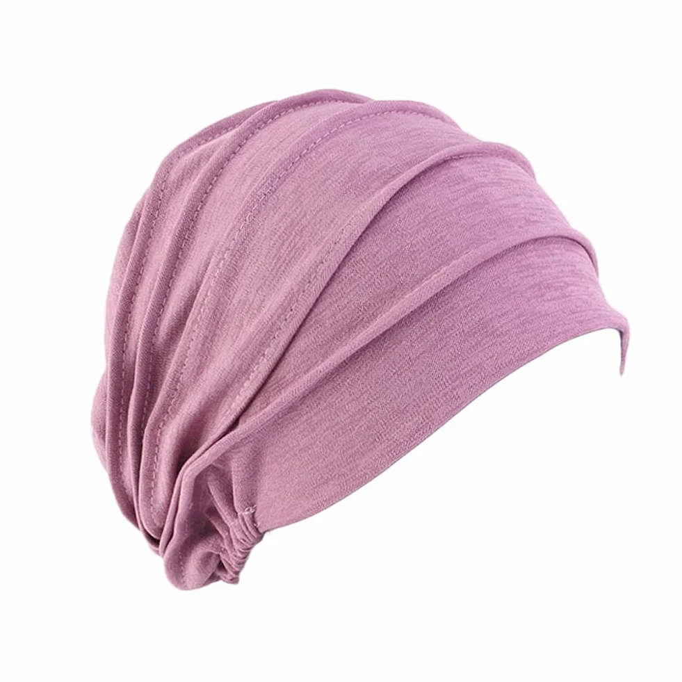 Czapka turbanowa bawełniana dla kobiet beanie nakrycie głowy