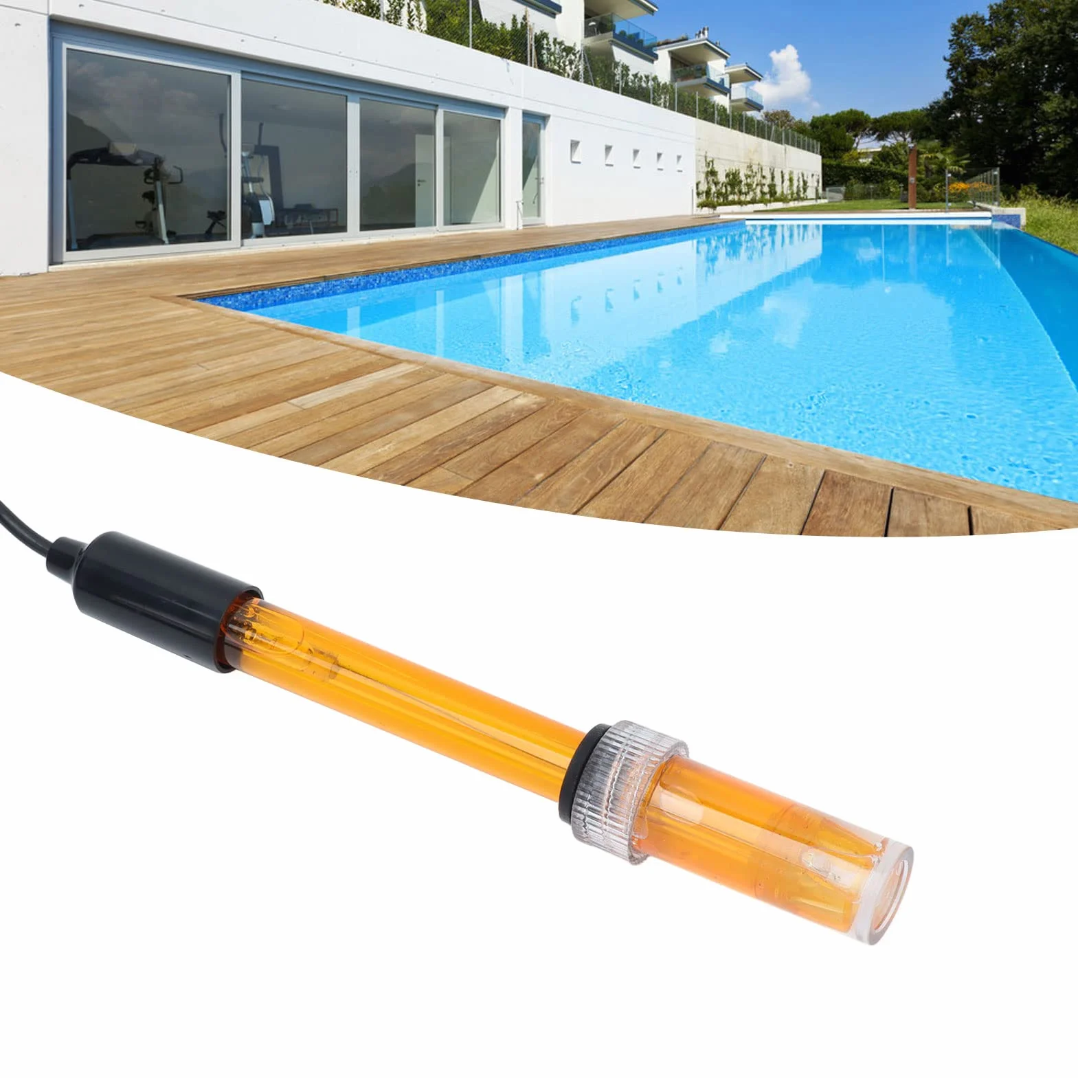 Sonda Wymienna Orp Elektroda Hydroponiczna Test Potencjału Redukcyjnego Utleniania BNC Q9 Elektroda łącząca Szerokie Zastosowanie dla Większości Mierników i Kontrolerów Orp z