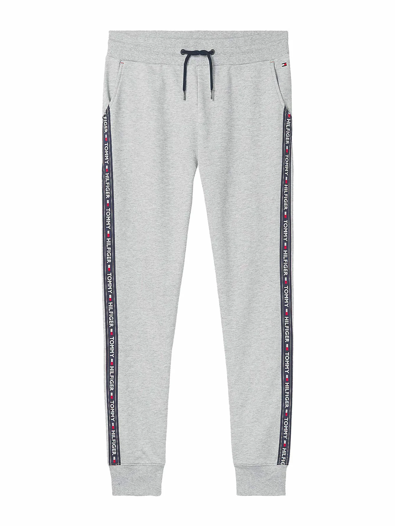 Tommy Hilfiger Mężczyźni Spodnie Termiczne Track Pant Jasnoszary L
