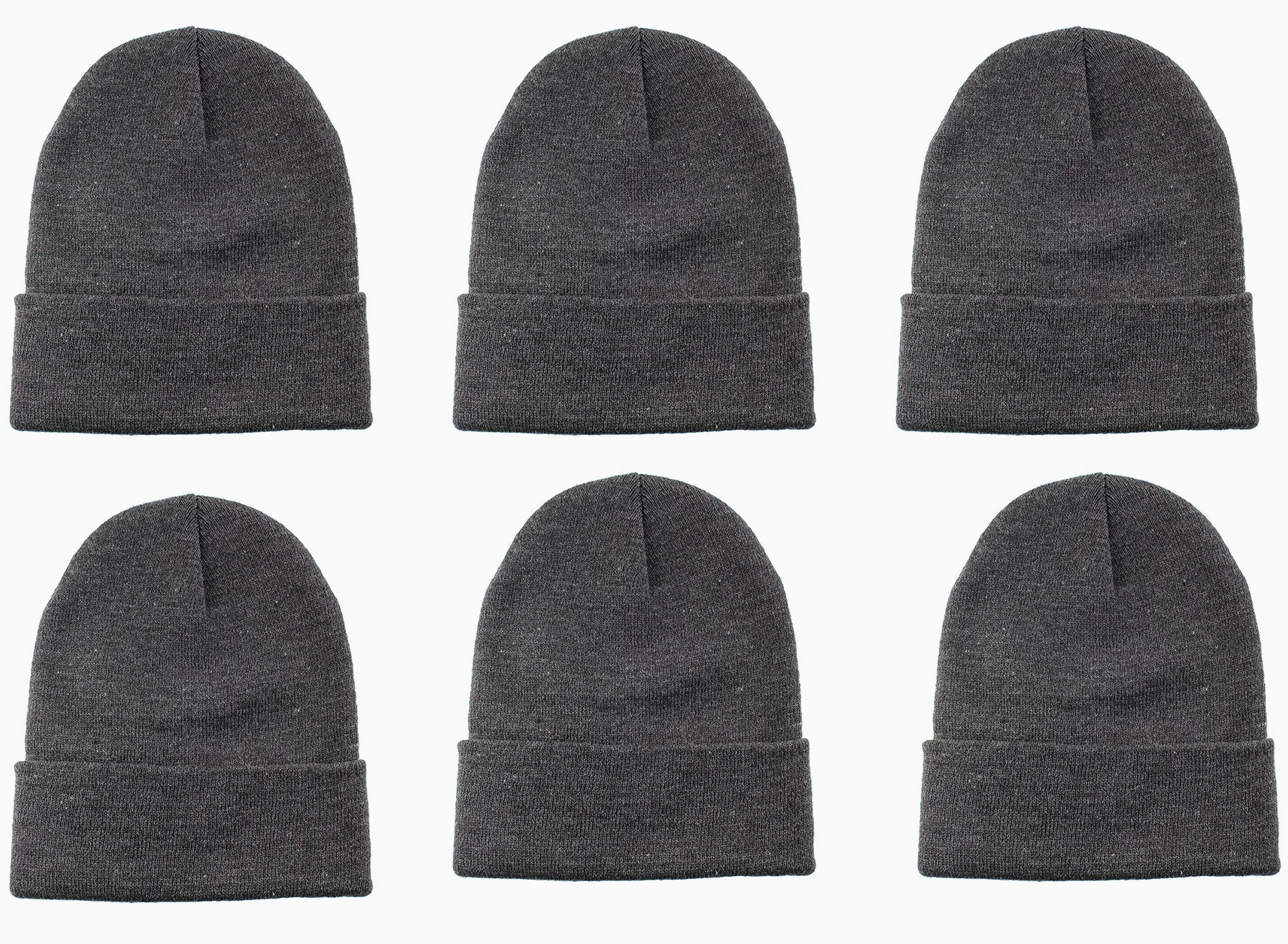Gelante Czapka zimowa z dzianiny unisex 6 szt