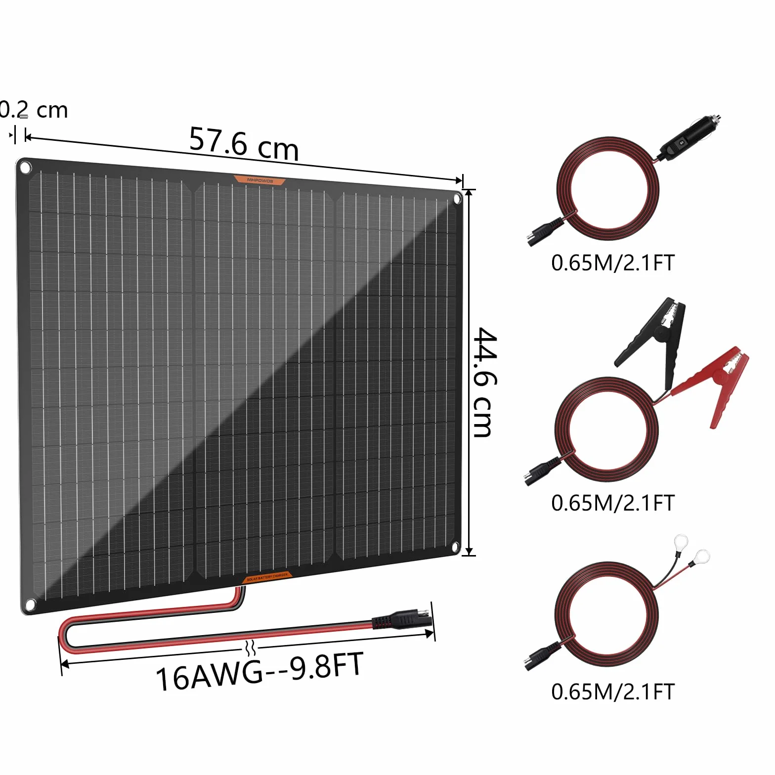 Panel słoneczny 50 W 12 V Samochodowa ładowarka słoneczna wodoodporna przenośna ładowarka słoneczna konserwacja samochodów łodzi motoryzacyjnych RV