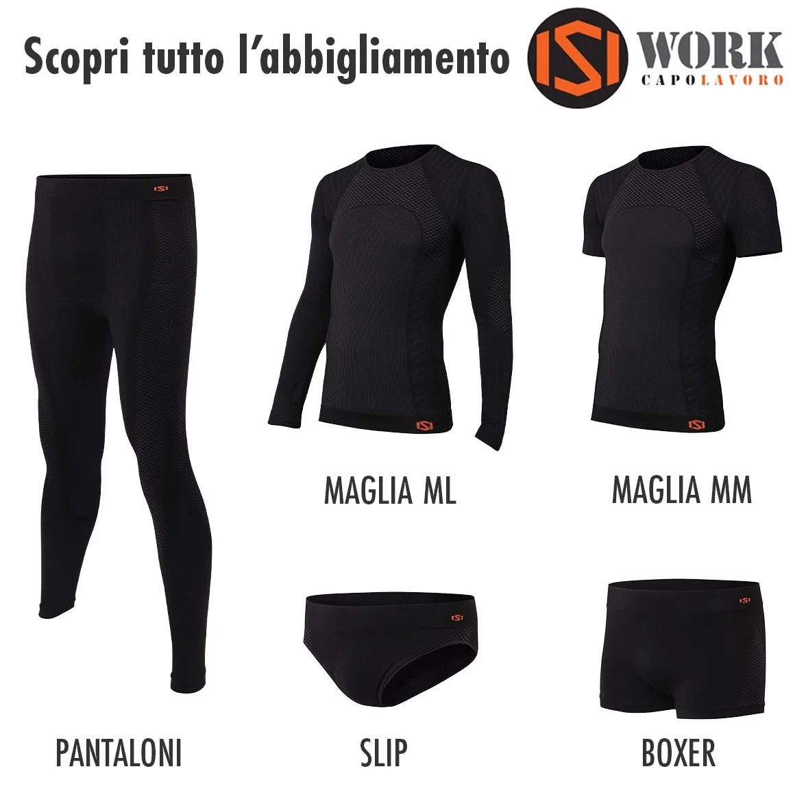 skarpety Uniseks Praca 01 (6 w zestawie)