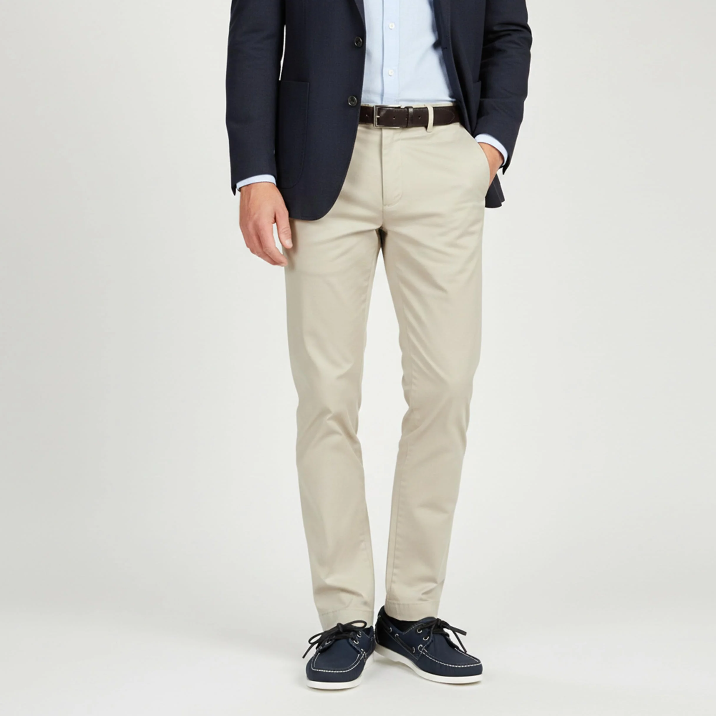 Zerimar Męskie buty żeglarskie z prawdziwej skóry eleganckie lekkie wygodne