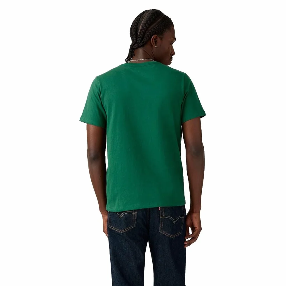 Levi's Męski t-shirt Ss Original Hm Tee, ciemnozielony, M