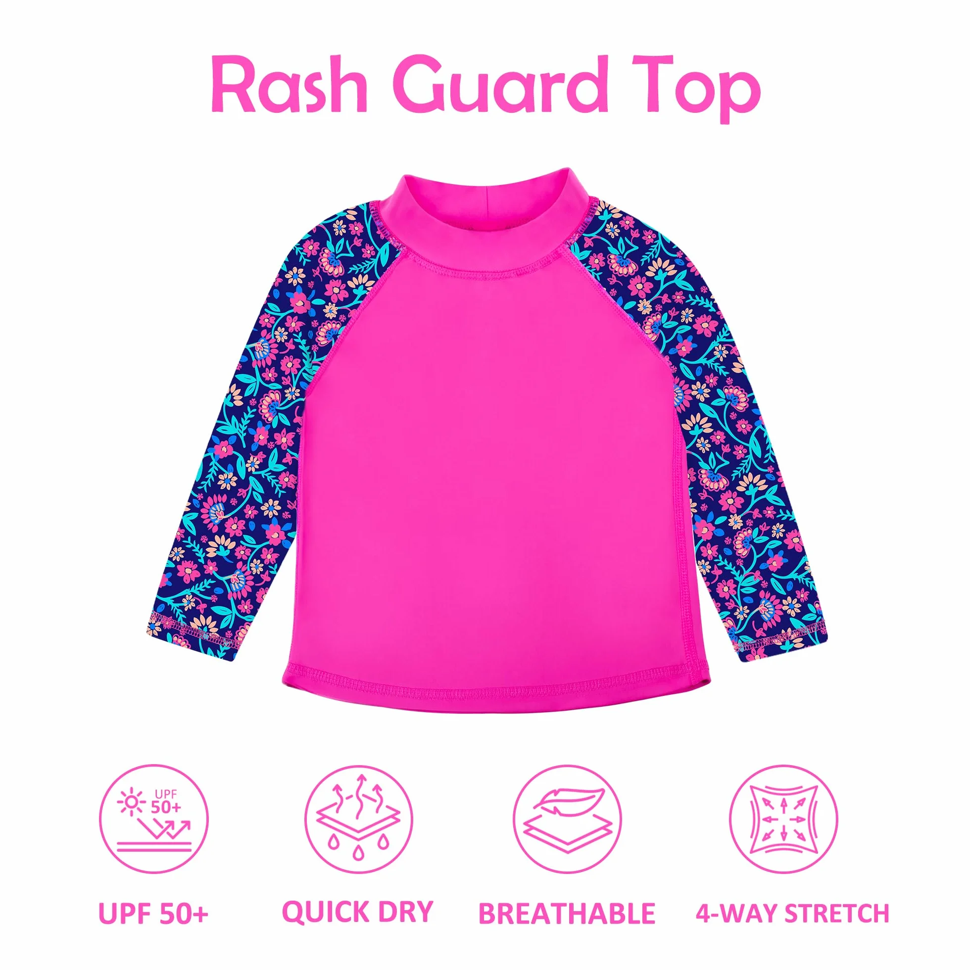 BIG ELEPHANT Rashguard zestaw 2 pieluszek do pływania dla niemowląt UPF 50+