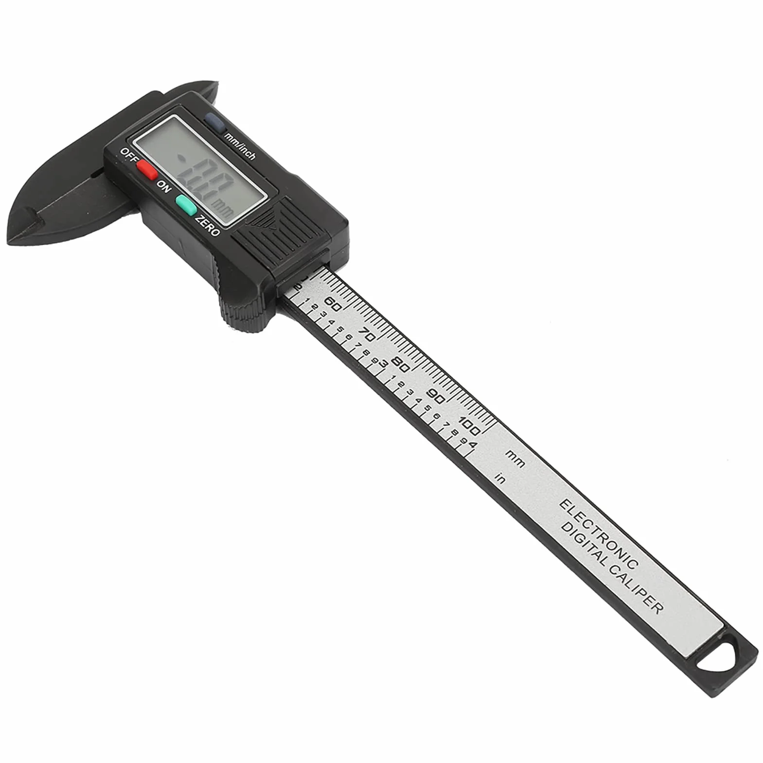 Pied A Coulisse, Pied A Coulisse Praktyczna 100 Mm Plastikowa Elektroniczna Suwmiarka Cyfrowa z Dużym Ekranem LCD Bez Baterii
