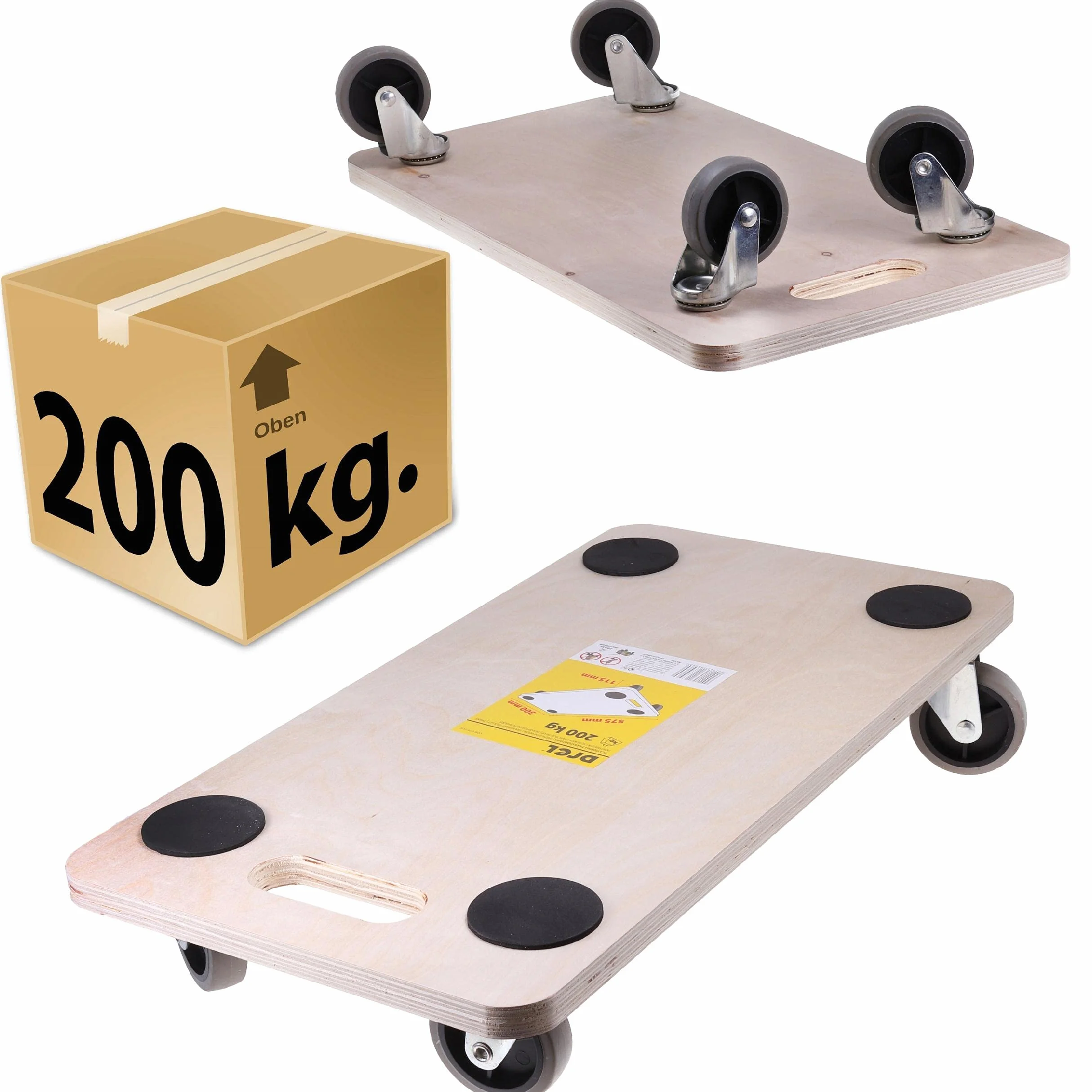 PLATFORMA MEBLI WÓZEK TRANSPORTOWY MAGAZYN 200 kg