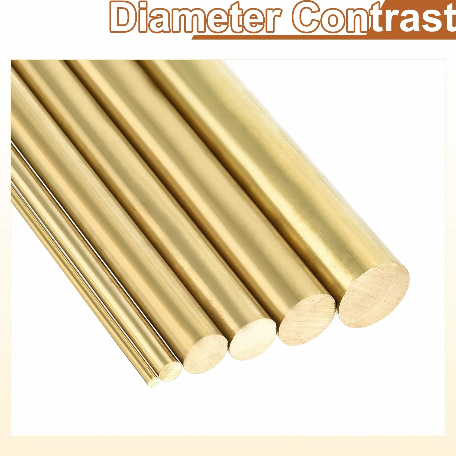 QUARKZMAN 24 szt. Solidny okrągły pręt mosiężny 5/64 "(2mm) średnica, 6 "(153mm) Długość H62 Pręt mosiężny tokarka przemysł i rzemiosło DIY