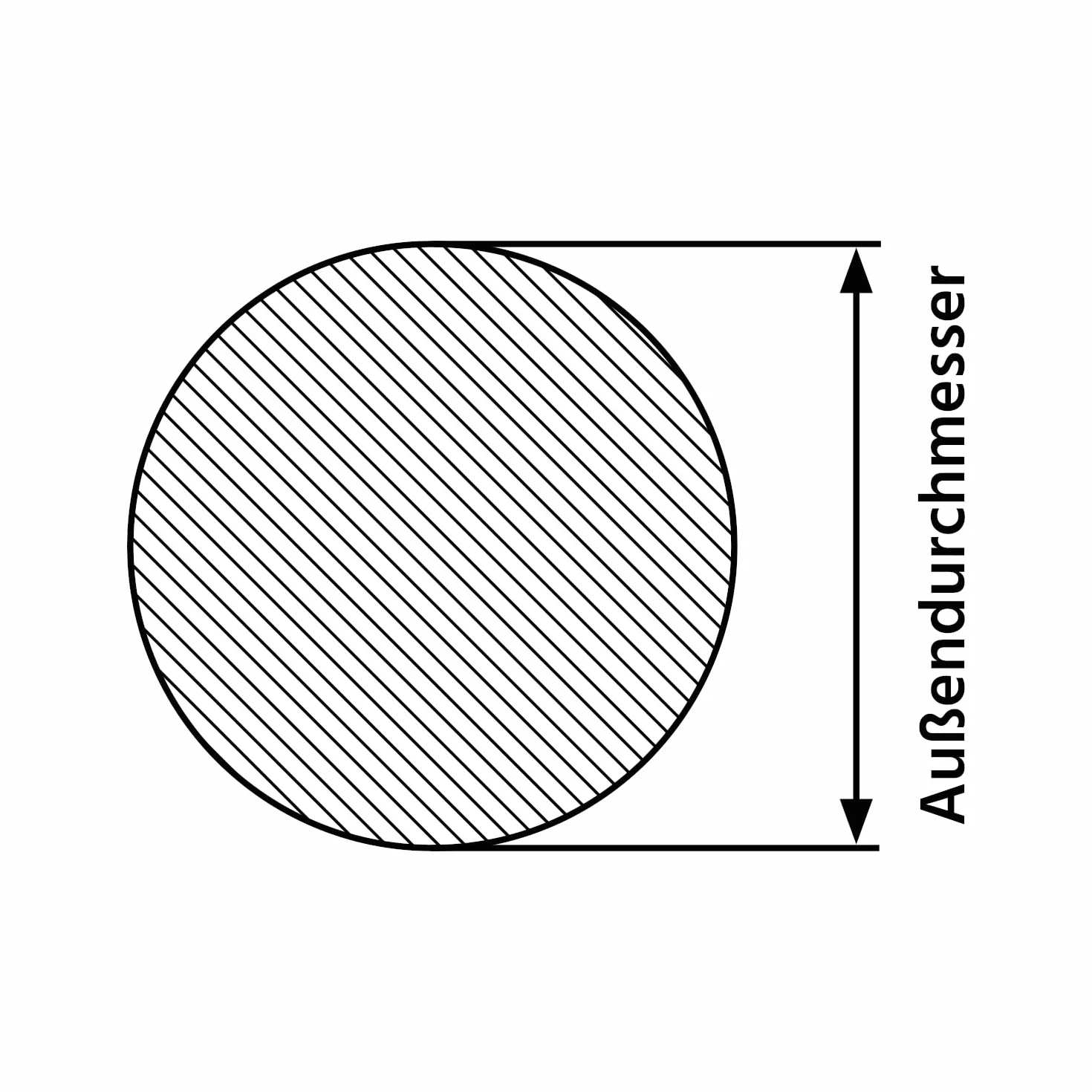 Pręt okrągły ze stali nierdzewnej 10 mm (szlifowany) x 1000 mm +-5 mm