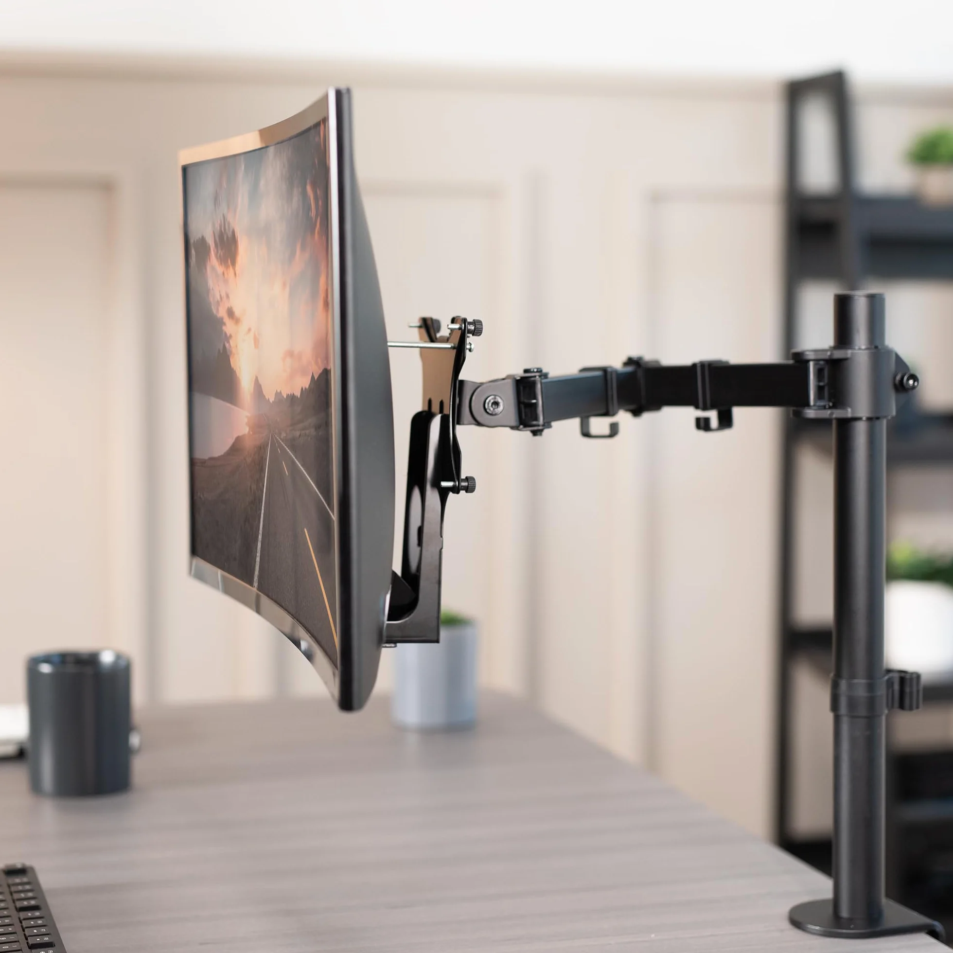 VIVO Quick Attach VESA adapter płyta wspornik zaprojektowany dla Samsung CF397, monitora CRG5, 32-calowe zakrzywione ekrany Full HD, MOUNT-SG03CF