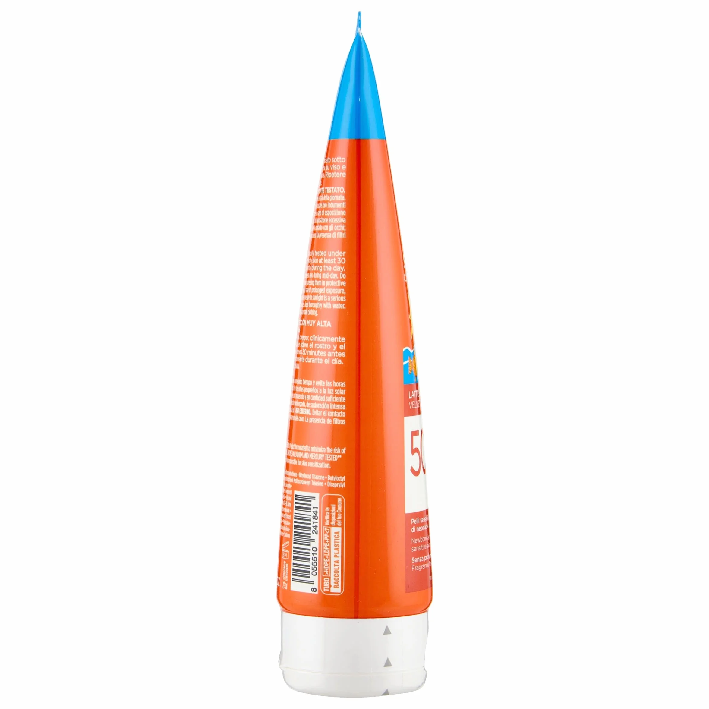 Rilastil Sun System Baby Latte aksamit z filtrem przeciwsłonecznym SPF50+, 250 ml
