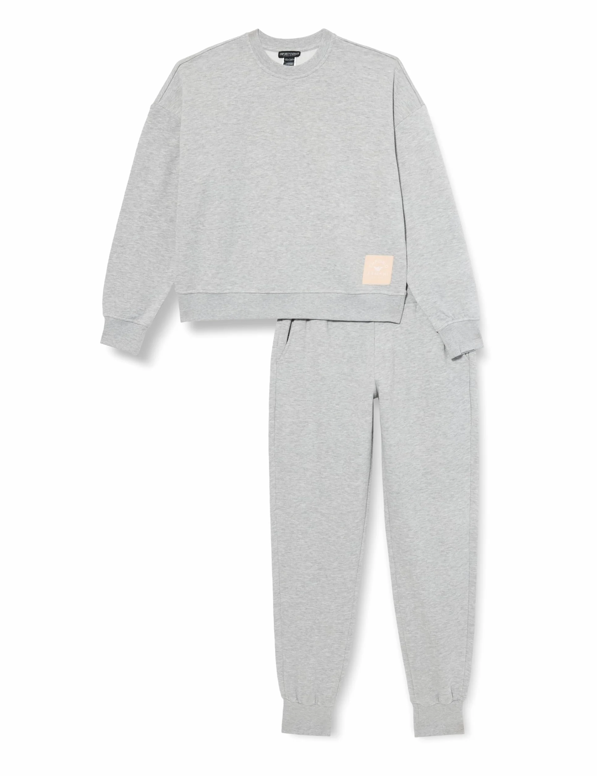 Emporio Armani Sweatshirt Kobiety Iconic Terry Loungewear Tracksuit