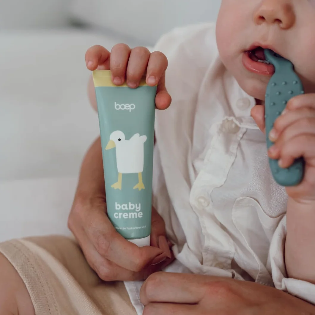 Boep Naturkosmetik Babycreme für Knutschebäckchen, 50 ml Kremowa