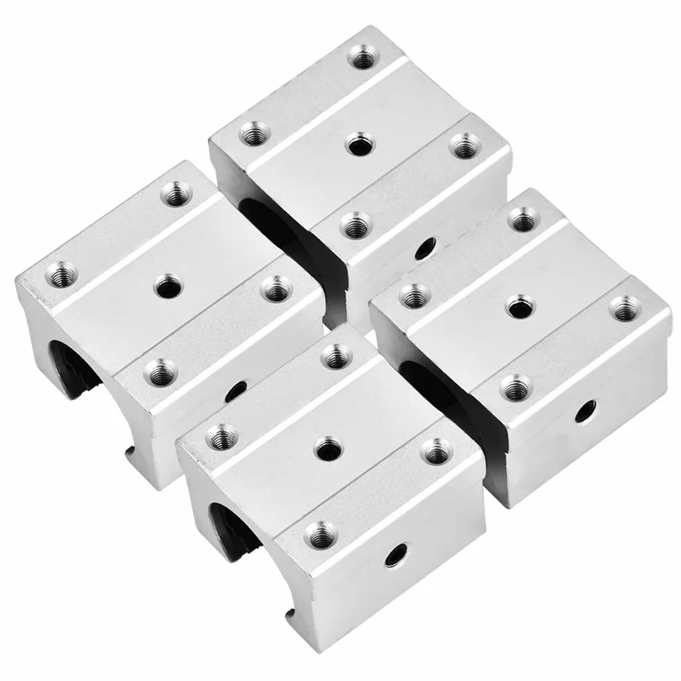 Szt. SBR16UU 16 mm otwarty blok ślizgowy z łożyskiem liniowym, aluminiowy otwarty liniowy blok łożyska ruchowego do CNC