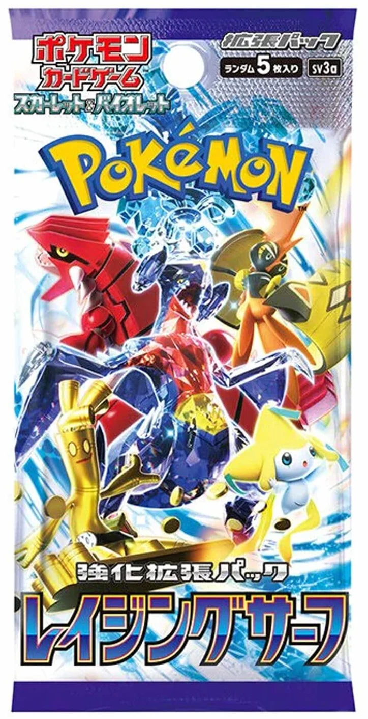 Pokemon gra karciana Scarlet & Violet SV3a Raging Surf Booster Pack (japoński) - 5 kart