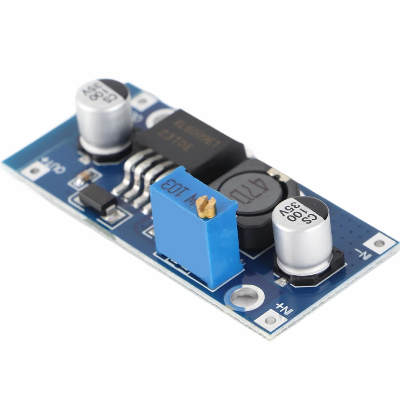 Moduł konwertera Boost XL6009E1 DC na DC 3-32 V do 5-35 V moduł konwertera napięcia wyjściowego, regulowany regulator napięcia podwyższającego moc