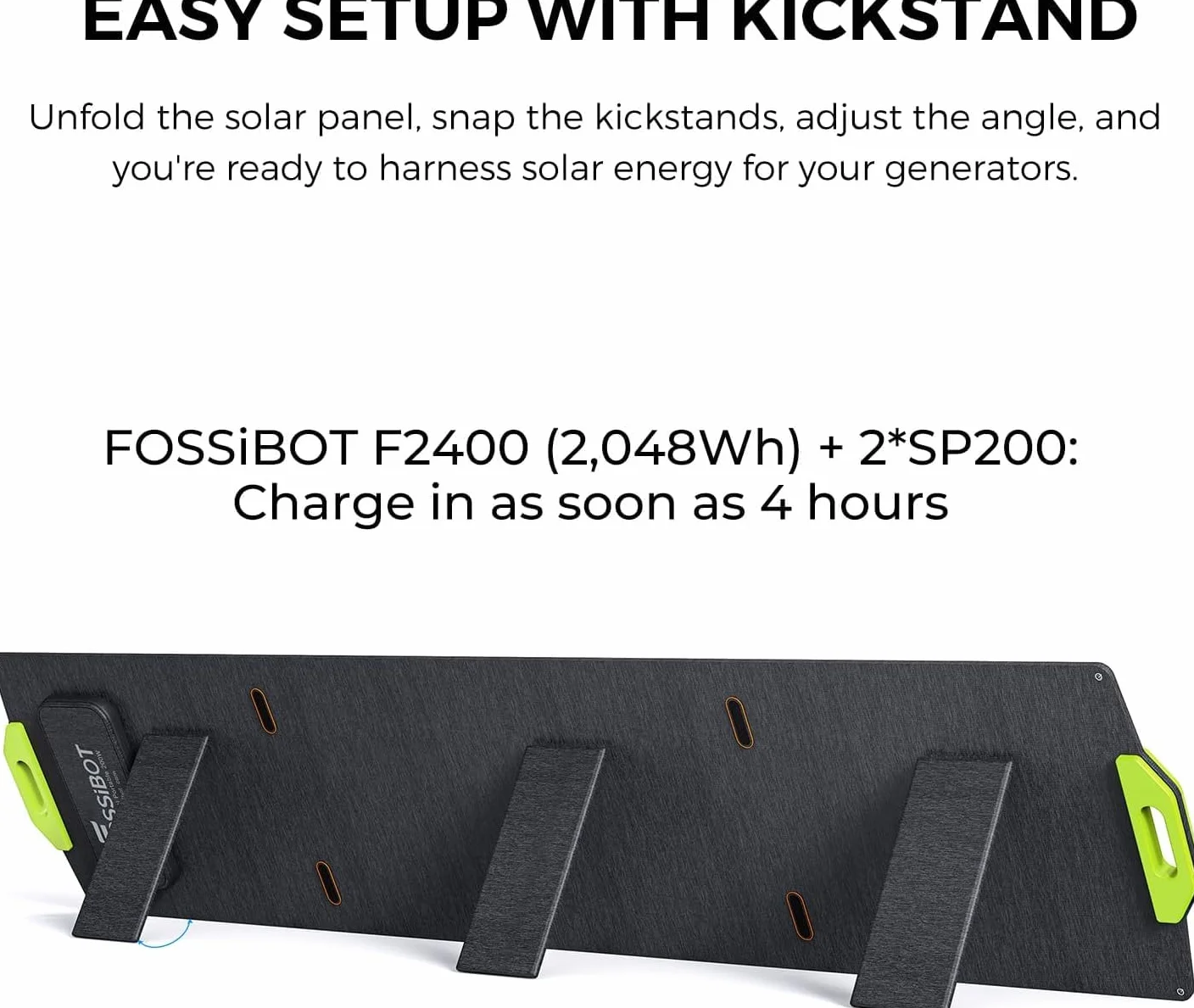 FOSSiBOT 200 W przenośny panel słoneczny SP200