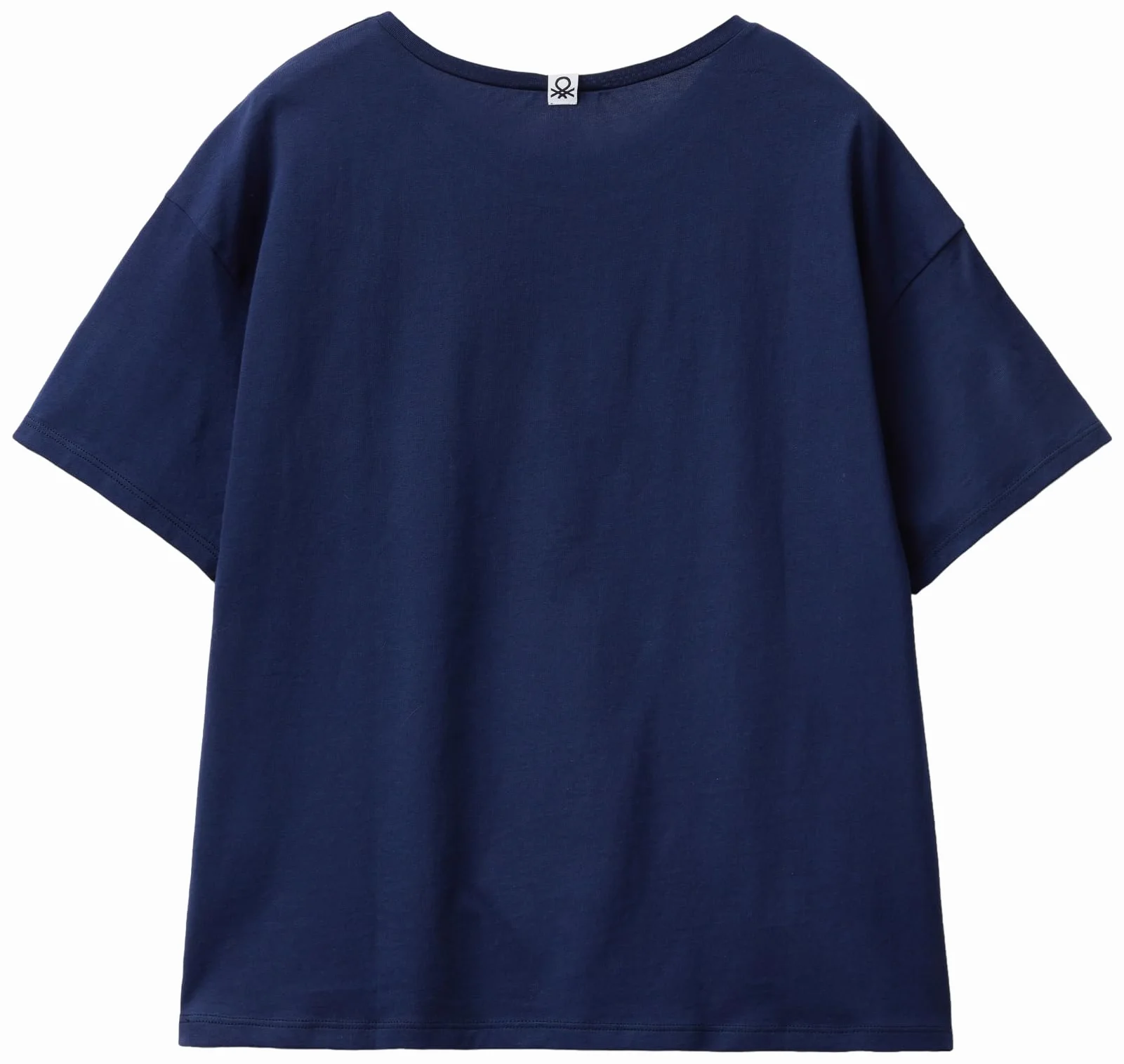 United Colors of Benetton T-Shirt 30963M04R Top Piżamy, Niebieski Noc 252, M Kobiety, Niebieski Noc 252, M