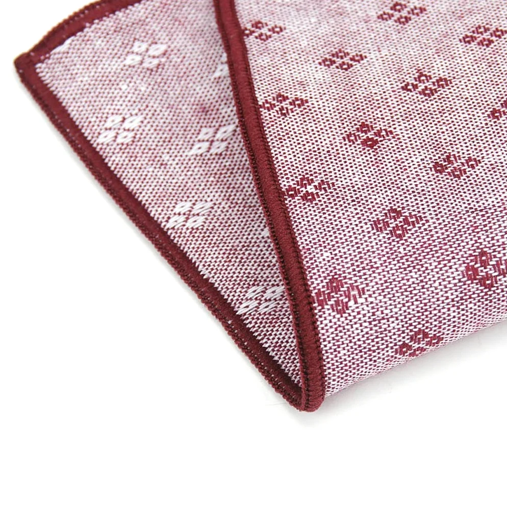 Bawełniane klasyczne garnitury poszetka 25 cm * 25 cm męskie chusteczki w kropki ręcznik na klatkę piersiową męski chusteczka ślubna prezent (kolor: 3 sztuki, rozmiar: 24 x 24 cm) (A 24 x 24 cm)
