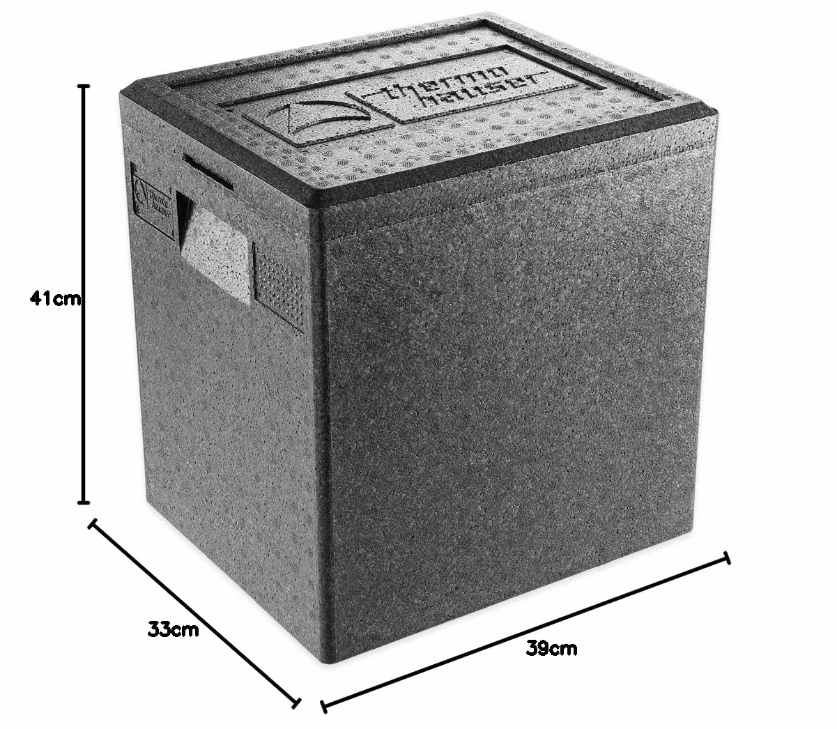thermohauser EPP GN 1/2 pojemnik termiczny z pokrywką – pojemność 31 litrów – 39 x 33 x 41 cm