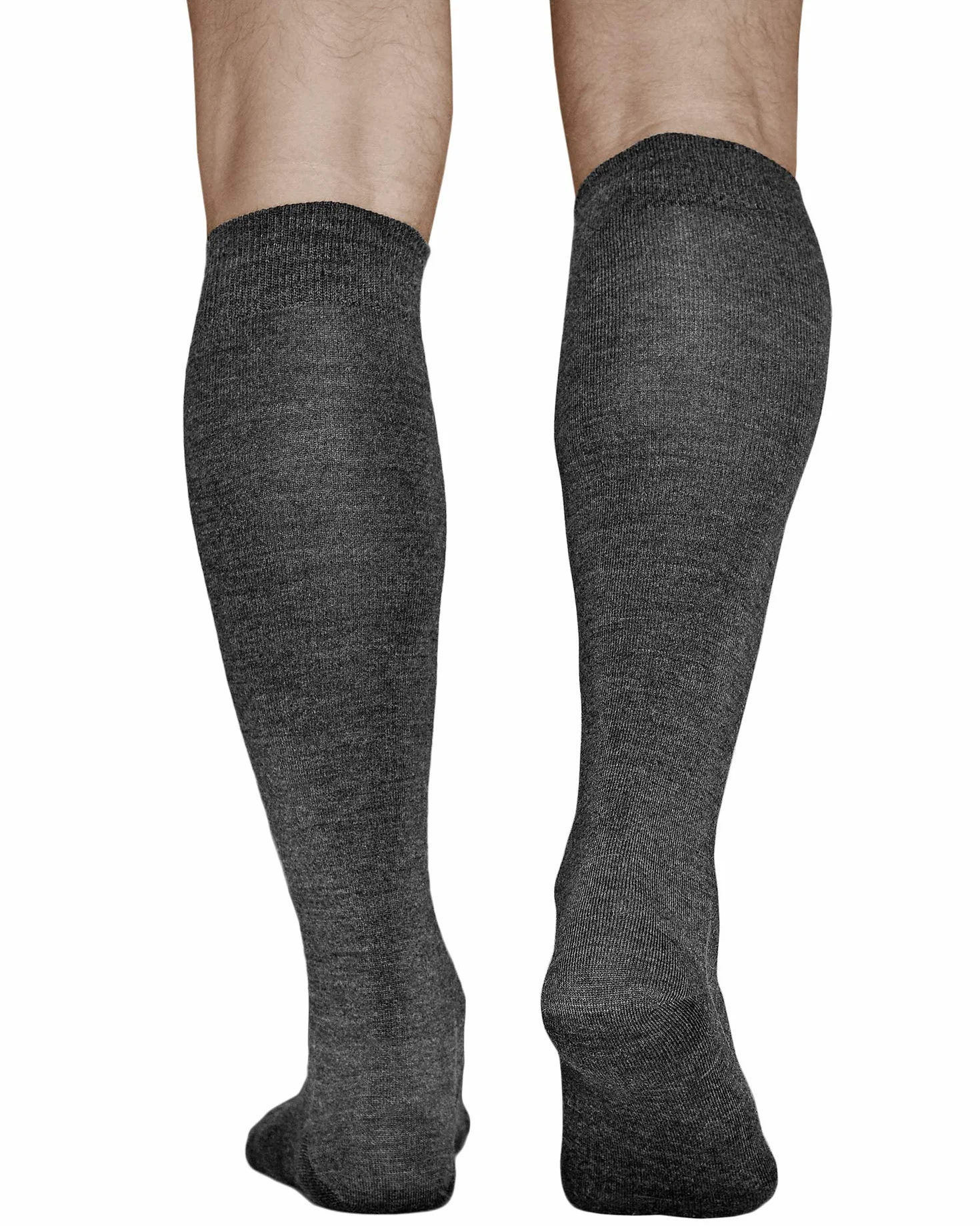 VITSOCKS Podkolanówki z WEŁNY MERINO 80% Męskie Ciepłe na Zimę Wysokie Skarpetki do Kolan