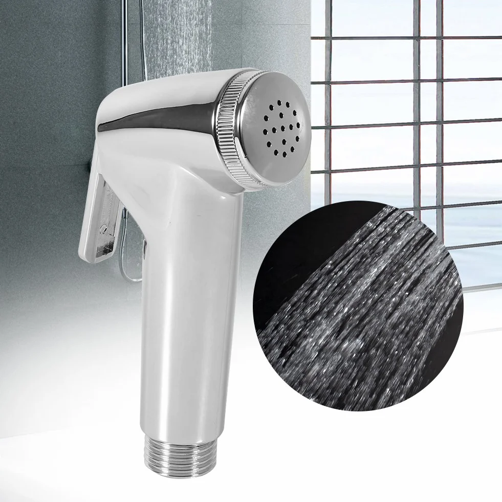 Opryskiwacz toaletowy bidet prysznic spray wielofunkcyjny ABS ręczny regulowany pojedynczy prysznic głowica łazienka kran akcesoria
