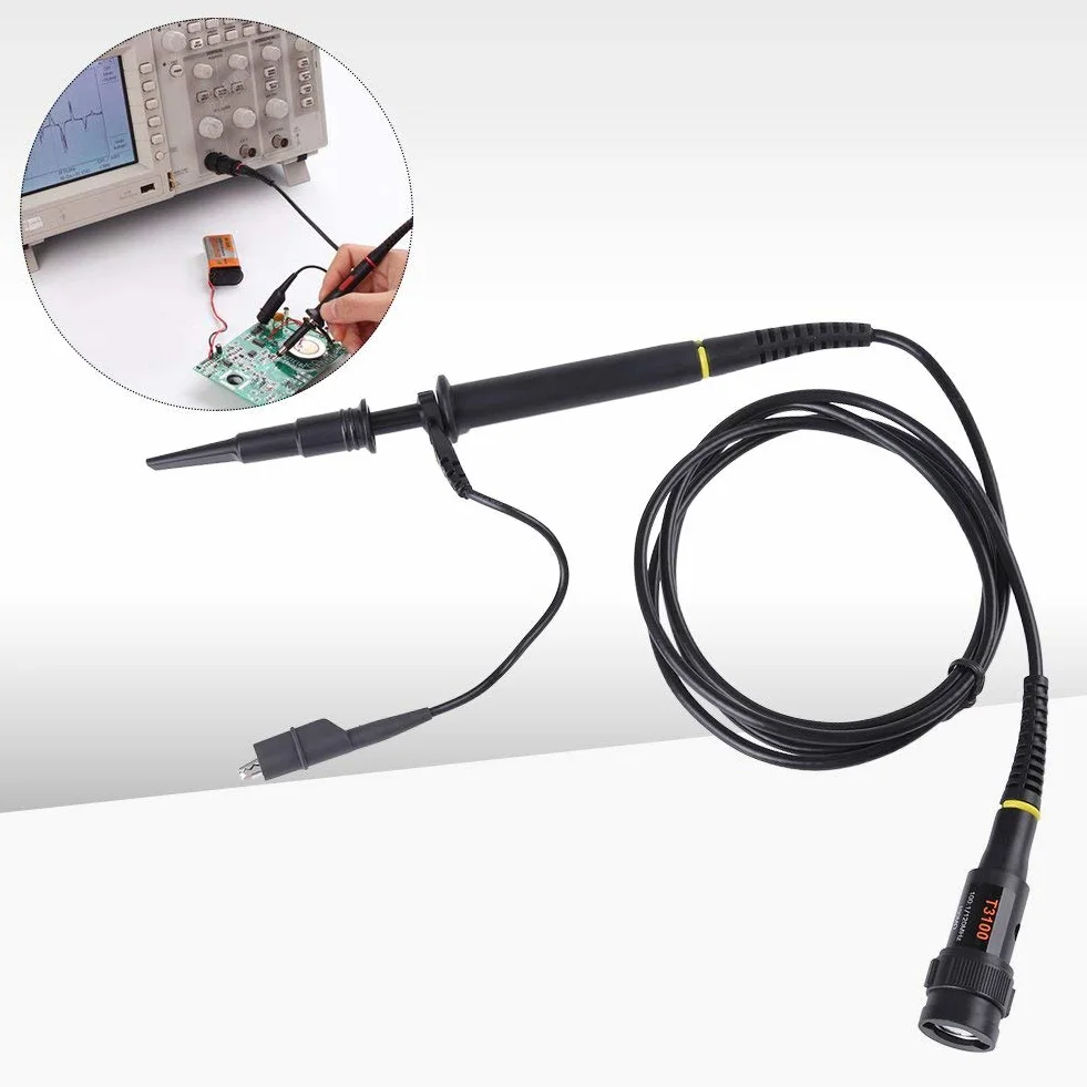 T3100 sonda oscyloskopowa Logic Analyzer X100 100 MHz High Voltage Clip sondy przenośne z zestawem akcesoriów