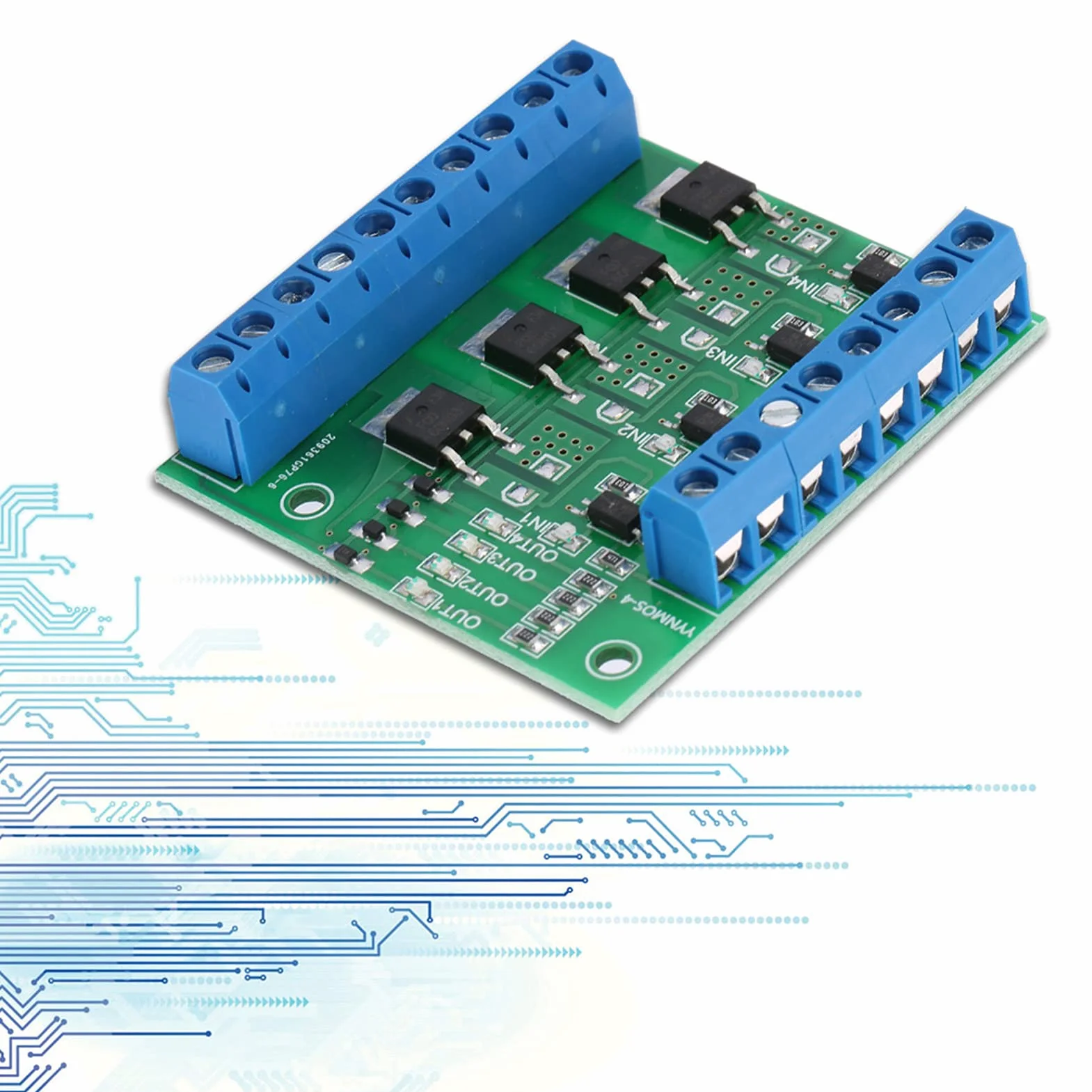 Pwm Fet Mosfet 3 4 Kanałowy Pwm 4 Kanałowy moduł Mos Fet Płytka Wzmacniacza Płytka Sterownik Moduł 3 20V do 3,7 27Vdc 10A
