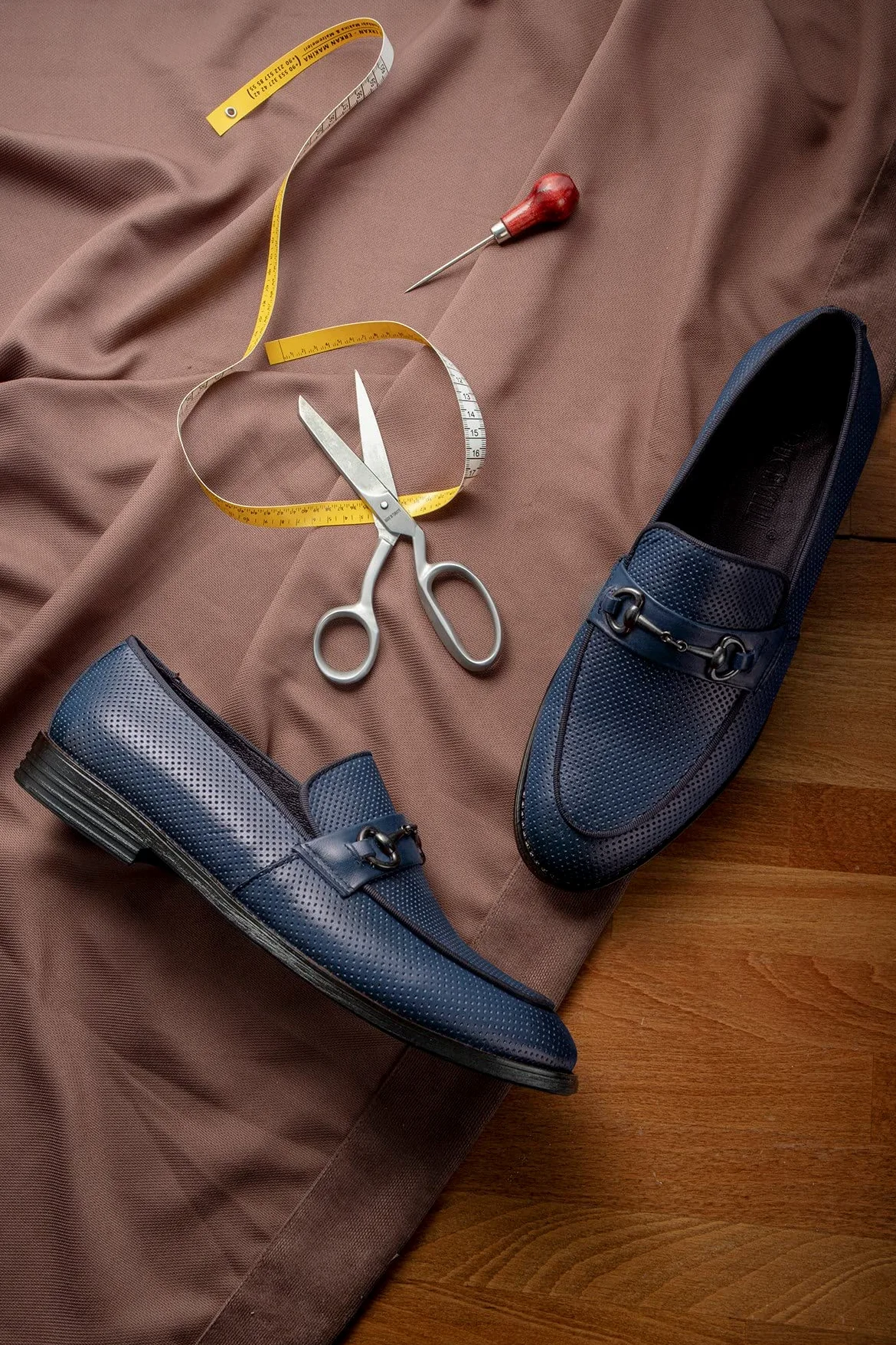 Ducavelli Ancora klasyczne buty męskie z prawdziwej skóry, klasyczne buty, granatowy, 45 EU