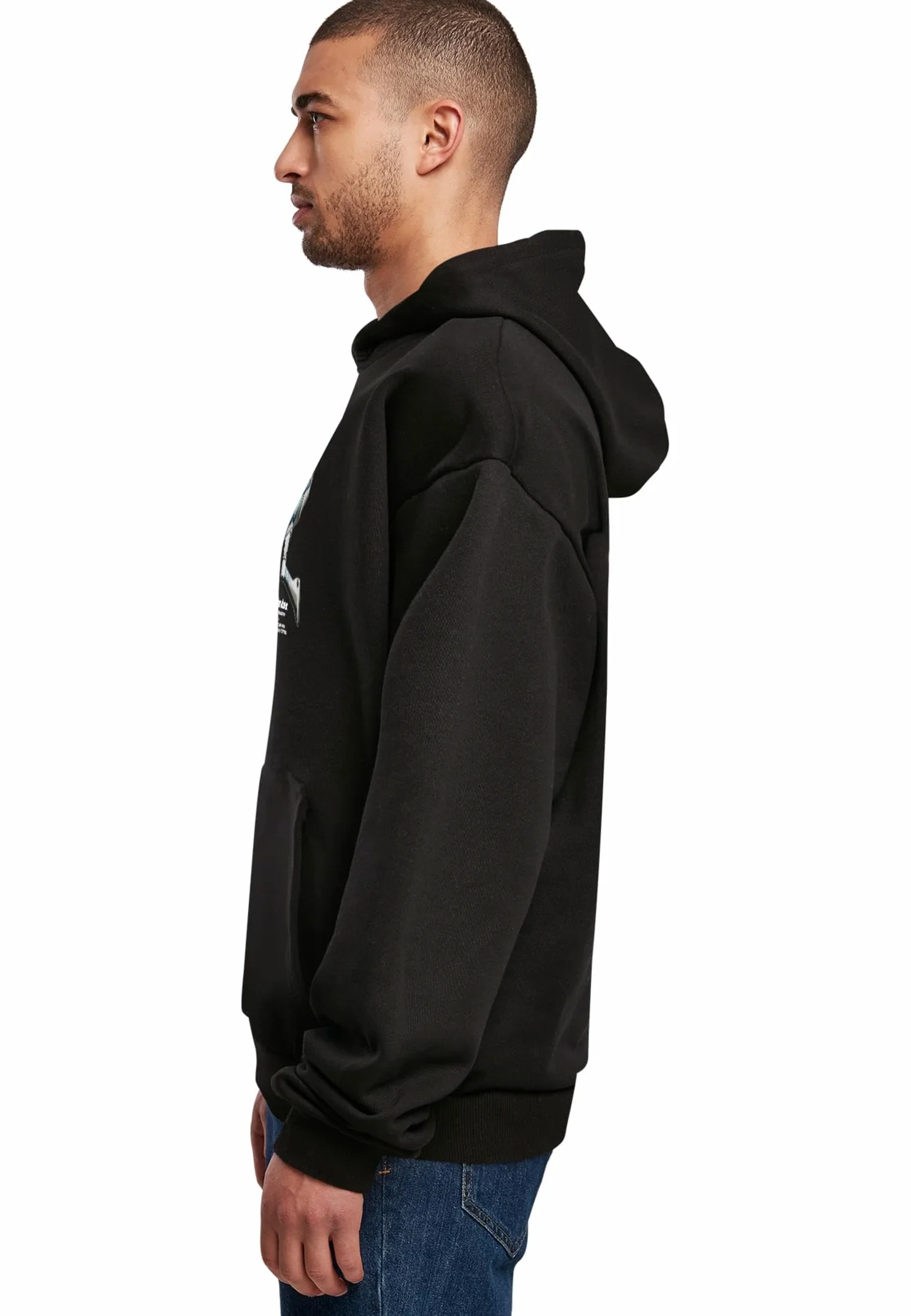Mister Tee Bluza oversize z kapturem CCTV Ultraheavy