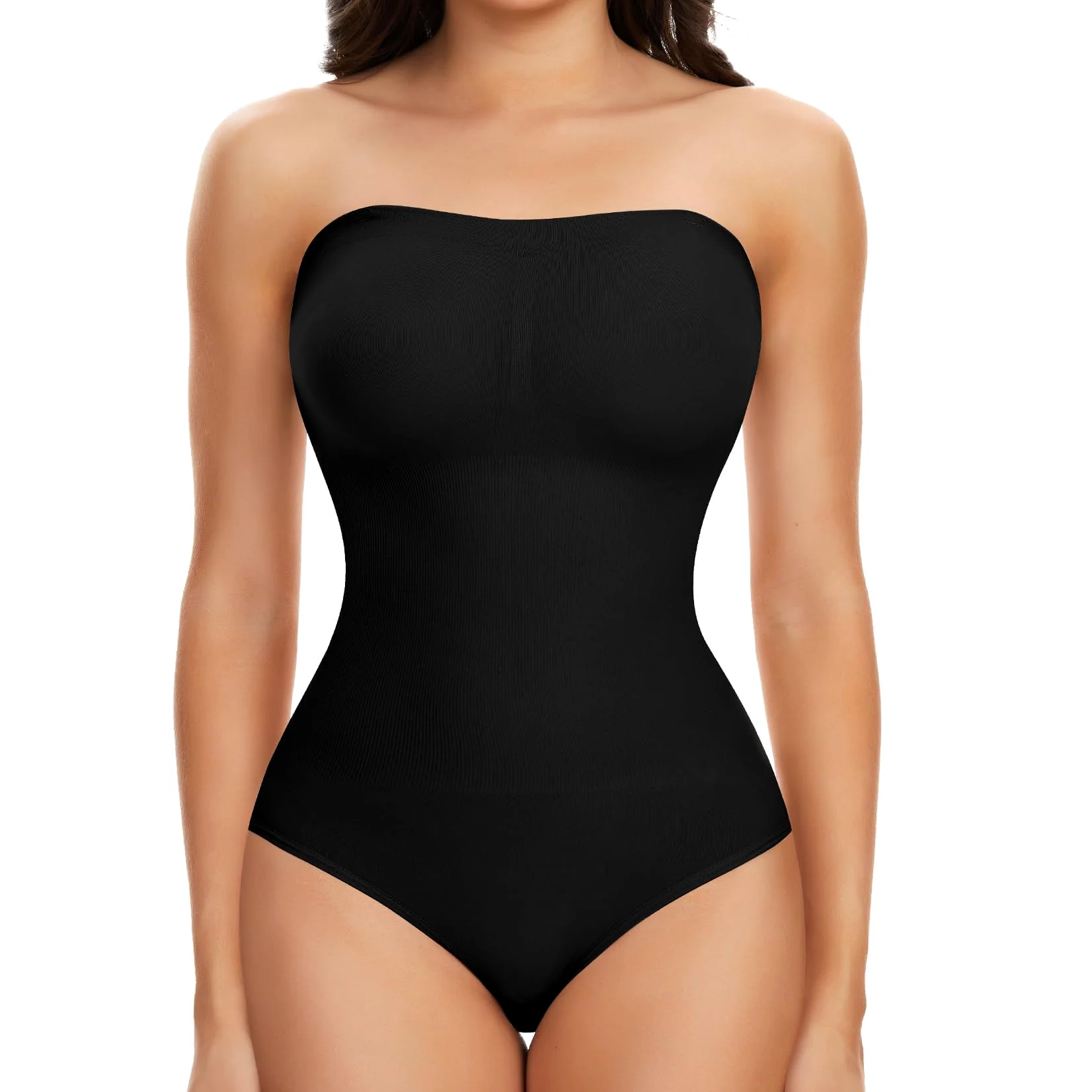 Joyshaper Damskie Body Modelujące Stringi Bez Ramiączek Wyszczuplające Brzuch Płaska Bielizna Modelująca Top
