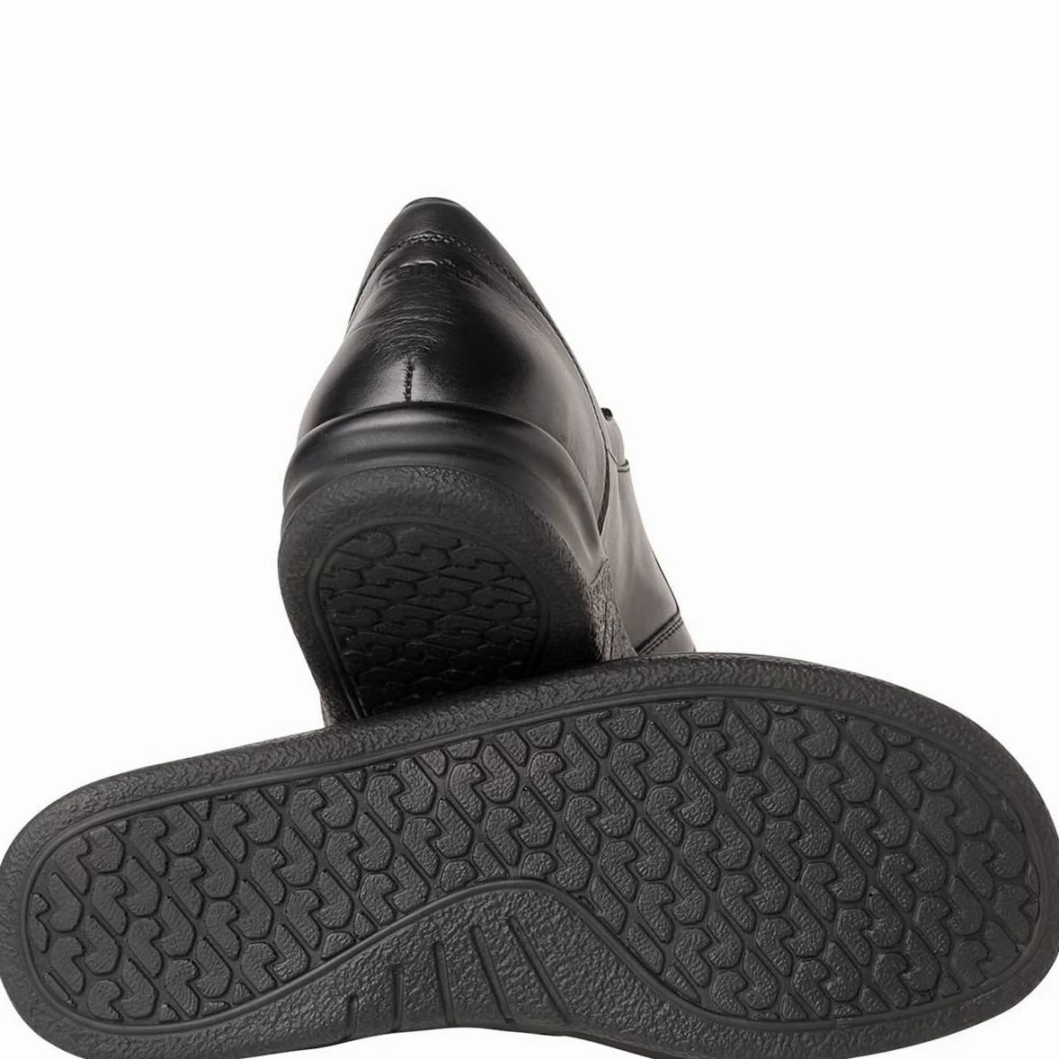Ganter SENSITIV Kurt, szerokość K 3-256701-01000 półbuty męskie, czarny, 44.5 EU X-Weit