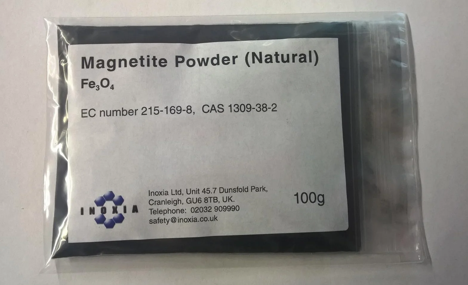 Proszek magnetytowy Naturalny 100 g Inoxia