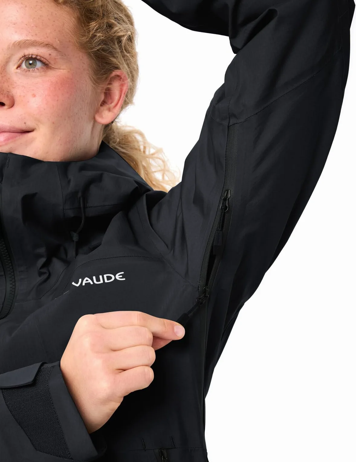 VAUDE Damska kurtka Croz Alpine 3L, lekka, wytrzymała kurtka hardshellowa dla alpinistek, wodoszczelna, wiatroszczelna i wysoce oddychająca