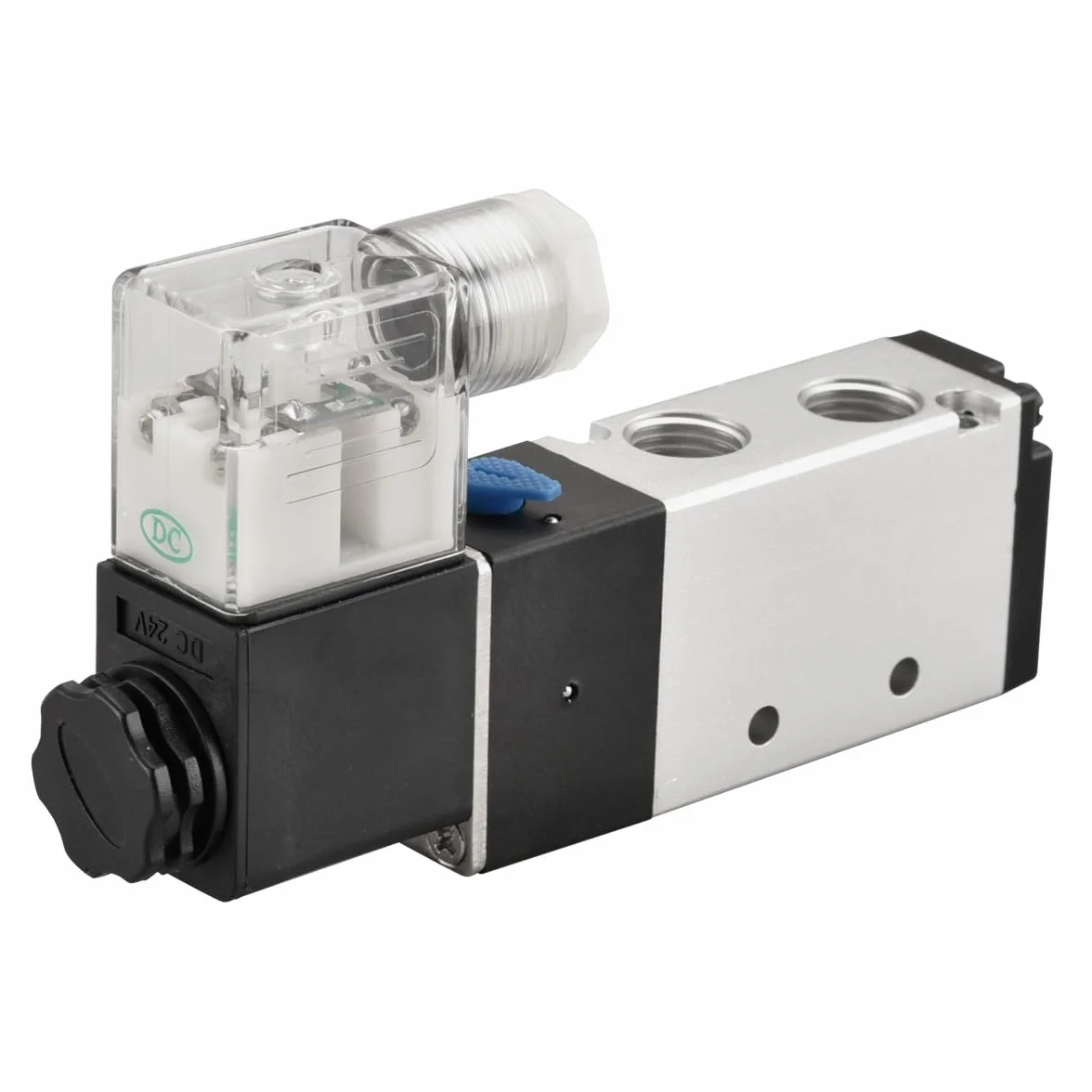 Heschen elektryczny pneumatyczny zawór elektromagnetyczny 4V210-08 DC 24 V PT 1/4 5-drożny 2 pozycje