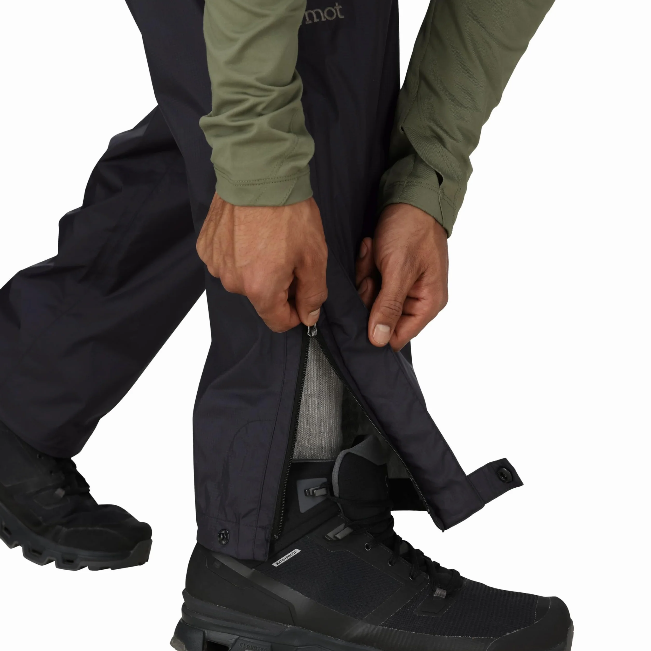 Marmot PreCip Eco Pant Wodoodporne spodnie trekkingowe przeciwdeszczowe męskie