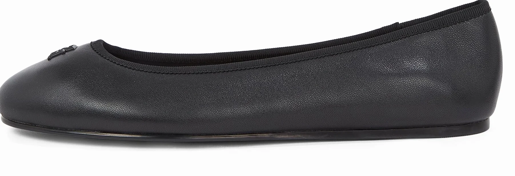 Tommy Hilfiger Kobiety Th Hardware Leather BallerinaBaleriny