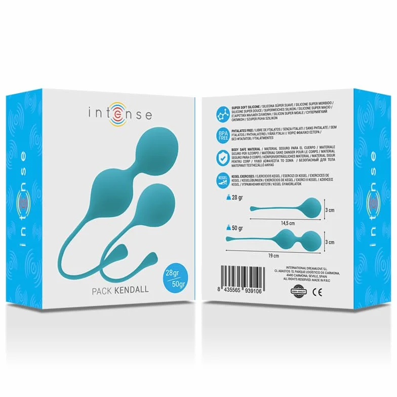 Intensywne koraliki Kegel Kendall Blue