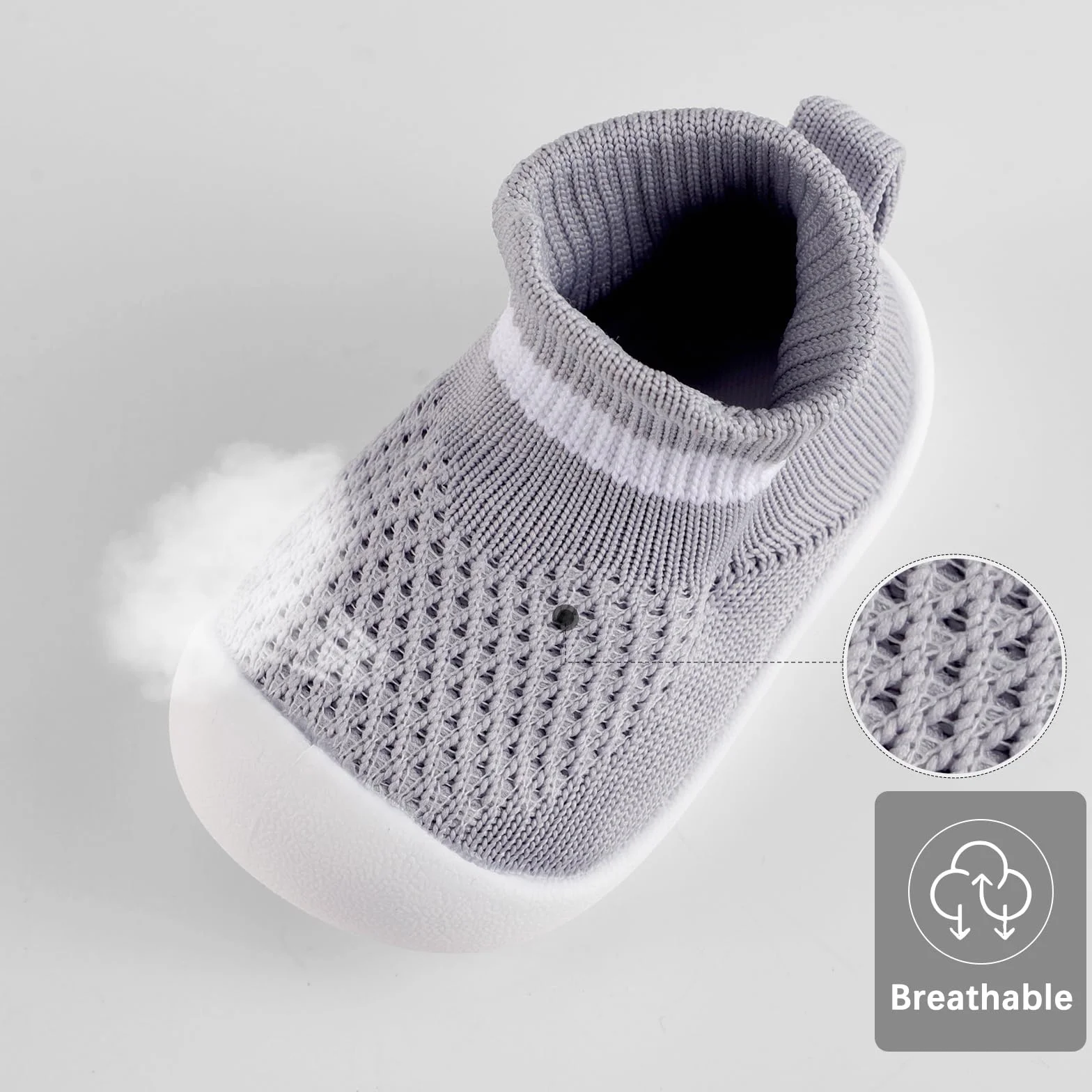 MK MATT KEELY Buty dla niemowląt, buty dziewiarskie, buty dla dzieci, dla dzieci w wieku 6-36 miesięcy, z antypoślizgową gumową podeszwą