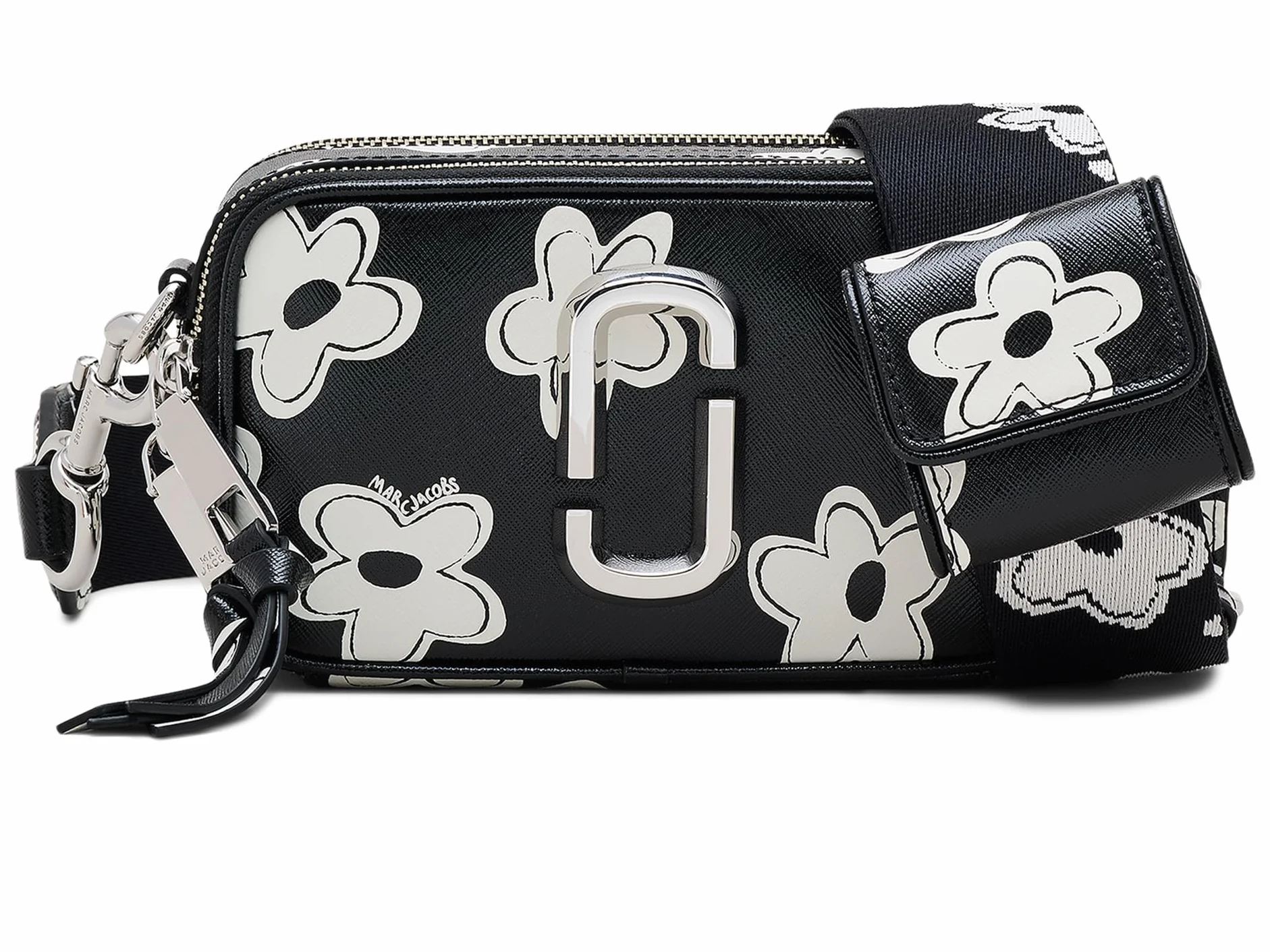 MARC JACOBS The Snapshot Torebka Damska Czarny Biały